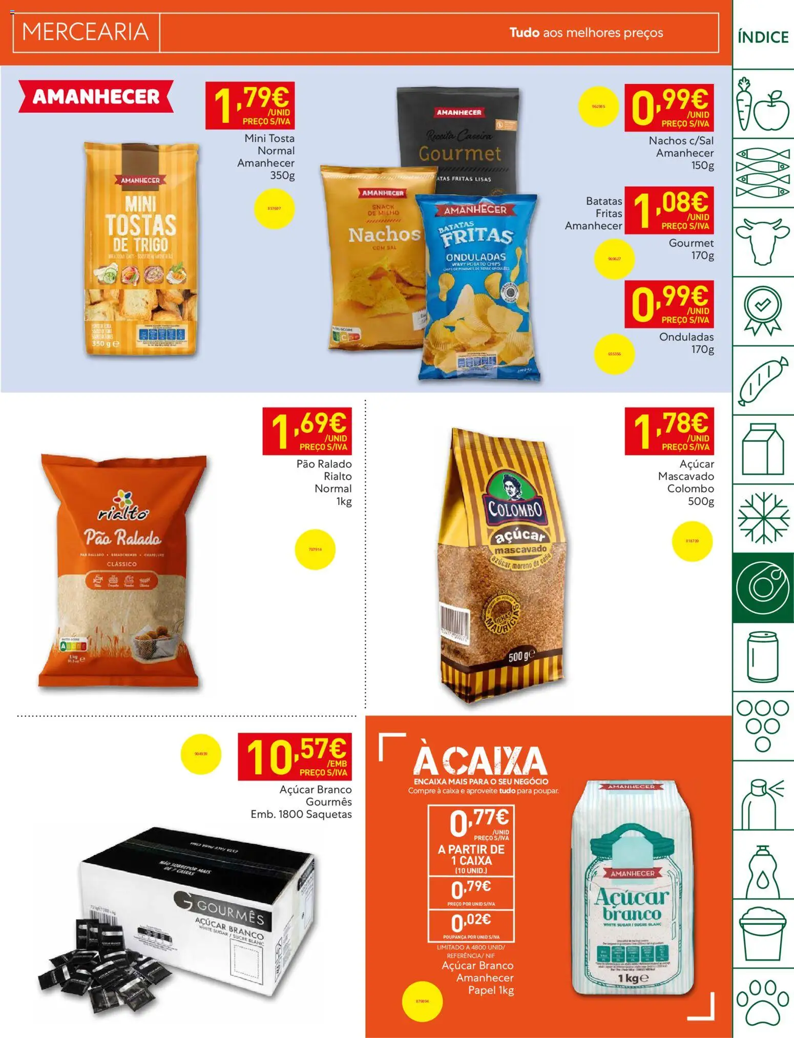 Recheio Folheto Madeira │ válido de 19.05.2026 | Página: 29 | Produtos: Tostas, Sal, Pão, Açúcar