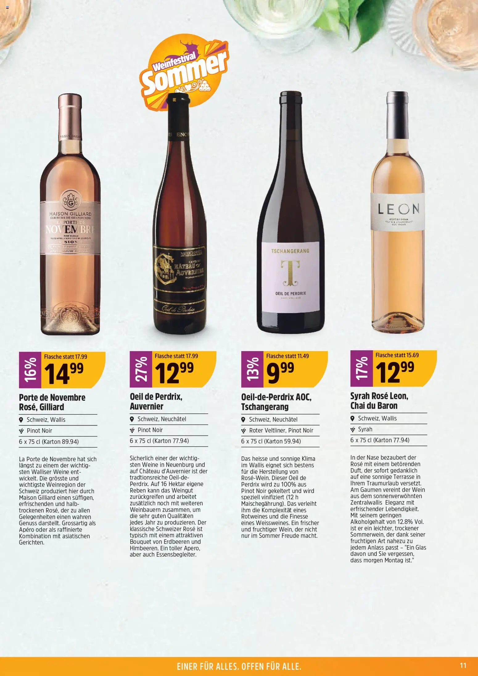 TopCC aktionen Sommer Weinfestival – gültig ab 22.06.2026 | Seite: 11 | Produkte: Wein, Erdbeeren