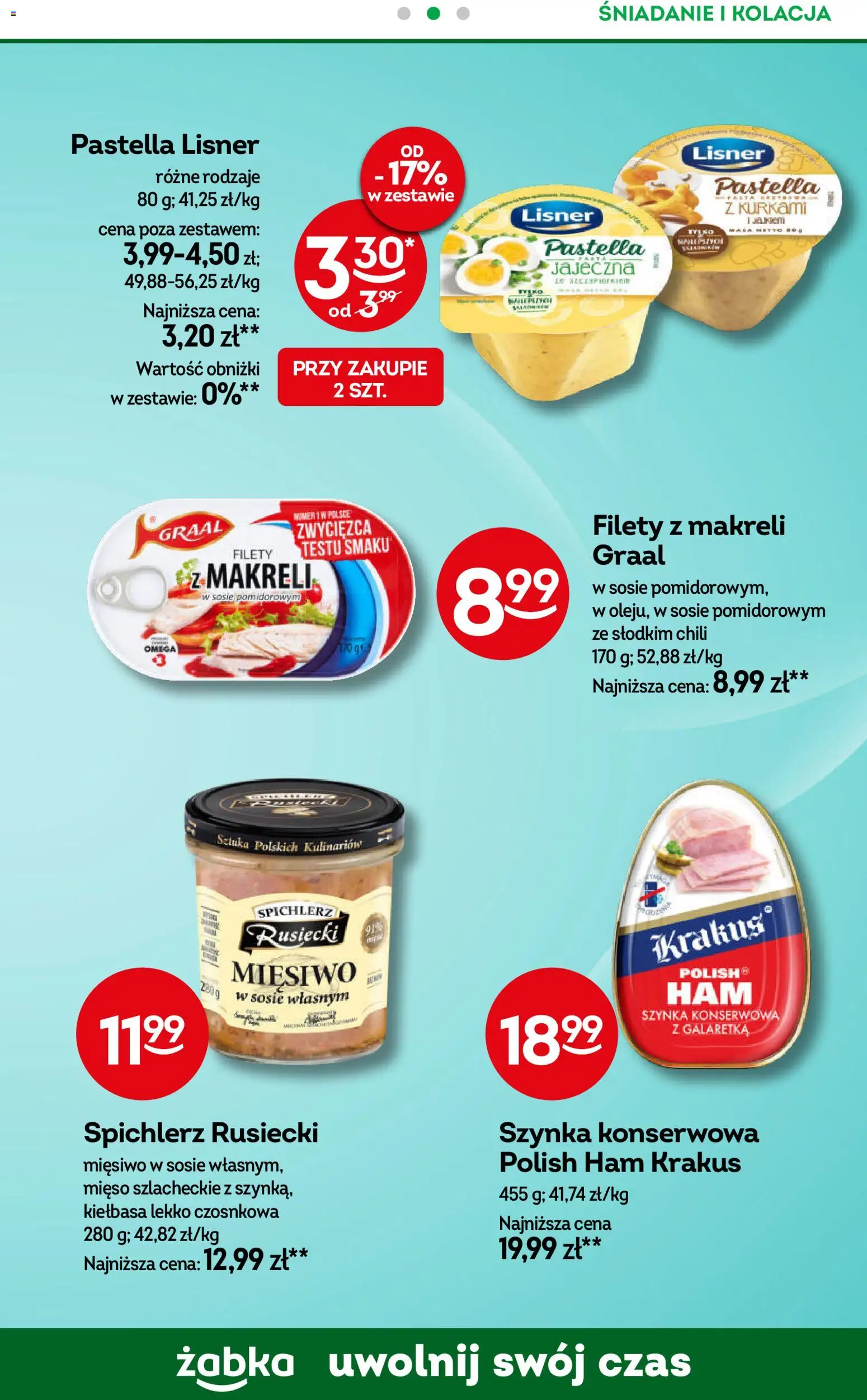 Żabka gazetka - Codzienne produkty od 17.06.2026 | Strona: 13 | Produkty: Kiełbasa, Chili, Galaretka, Szynka