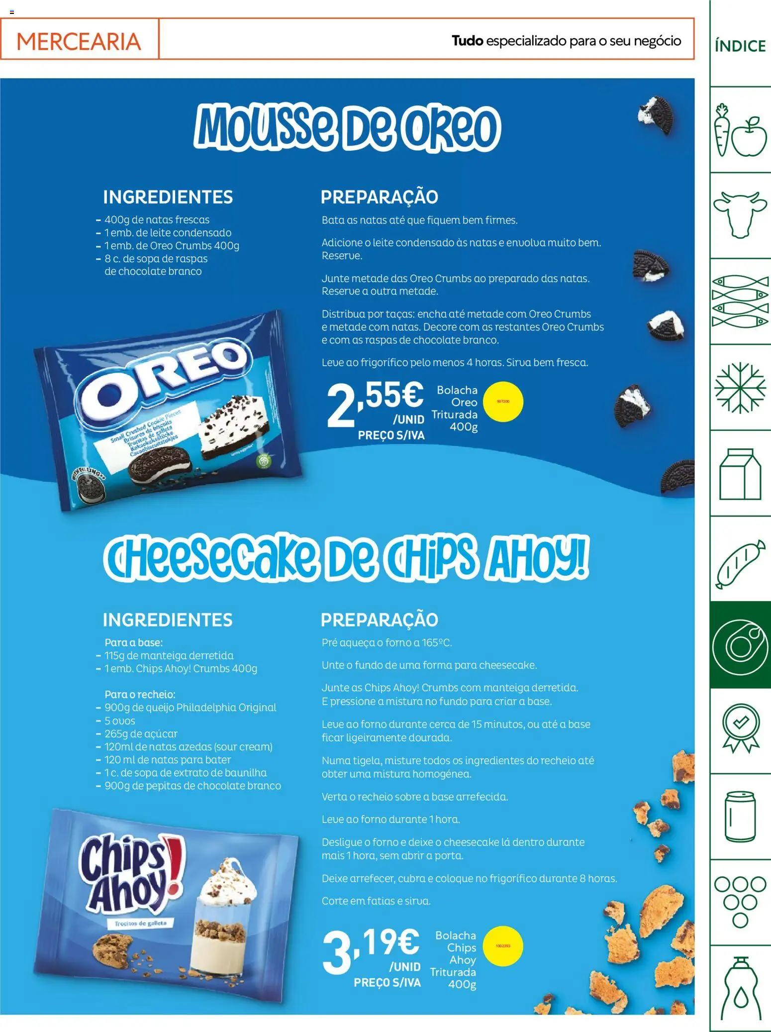Recheio Horeca │ válido de 30/06/2026 | Página: 17 | Produtos: Frigorífico, O forno, Base, Chocolate