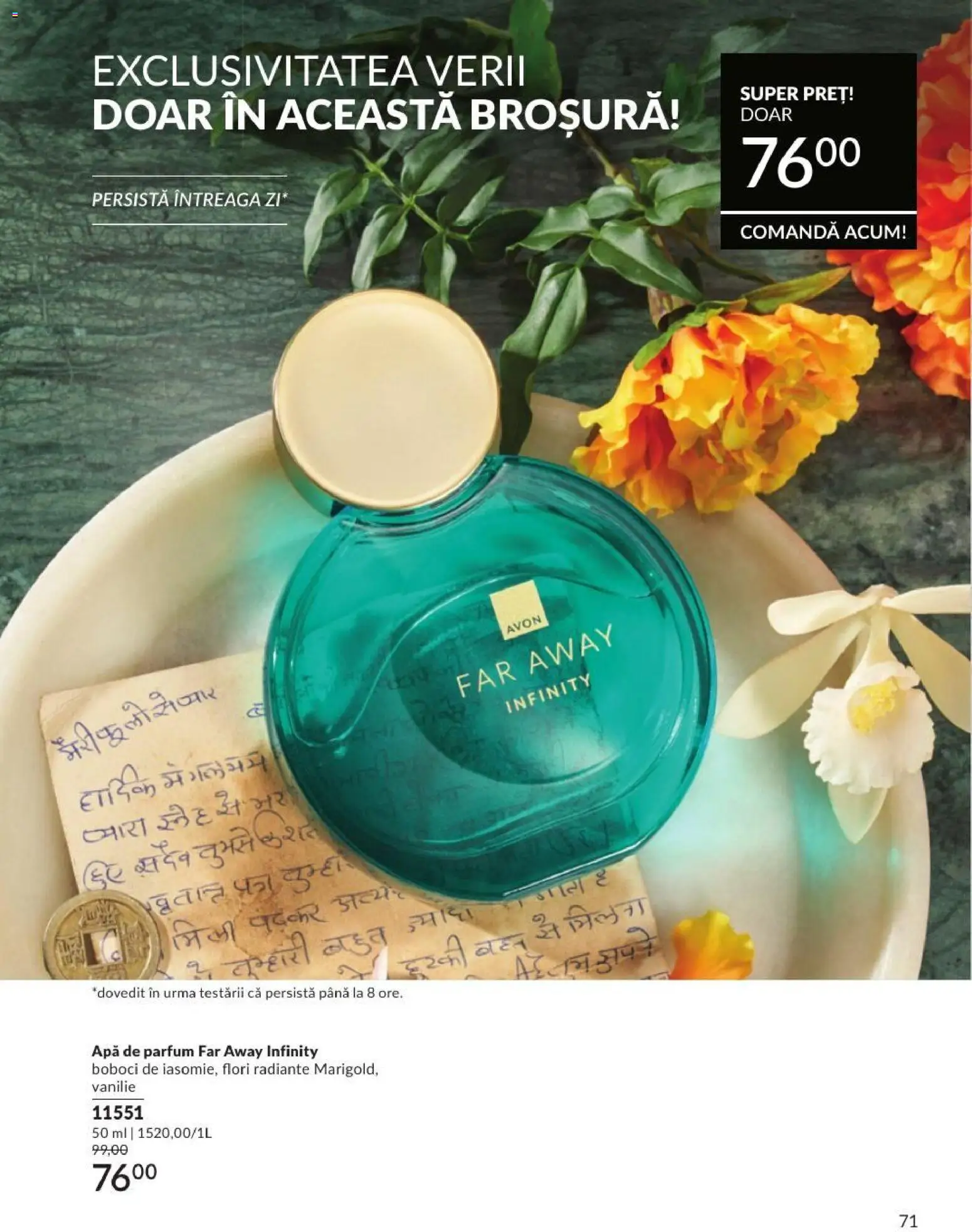 Noul catalog Avon – valabil de la 01.08.2026 | Pagină: 71 | Produse: Apă de parfum, Parfum, Apă