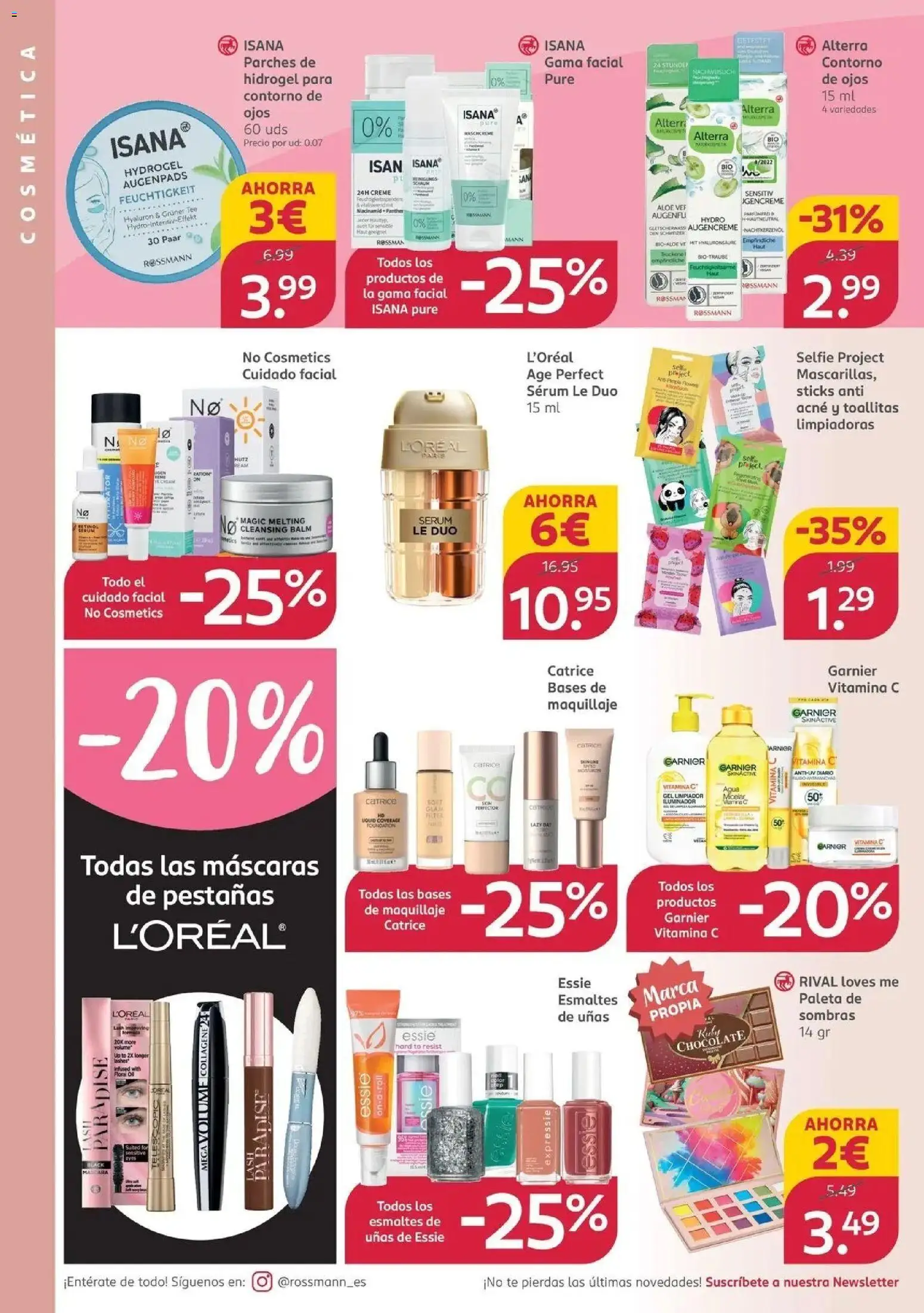 ROSSMANN folleto 19/10/2026 - 24/10/2026 | Página: 4 | Productos: Maquillaje, Iluminador, Máscara, Sérum