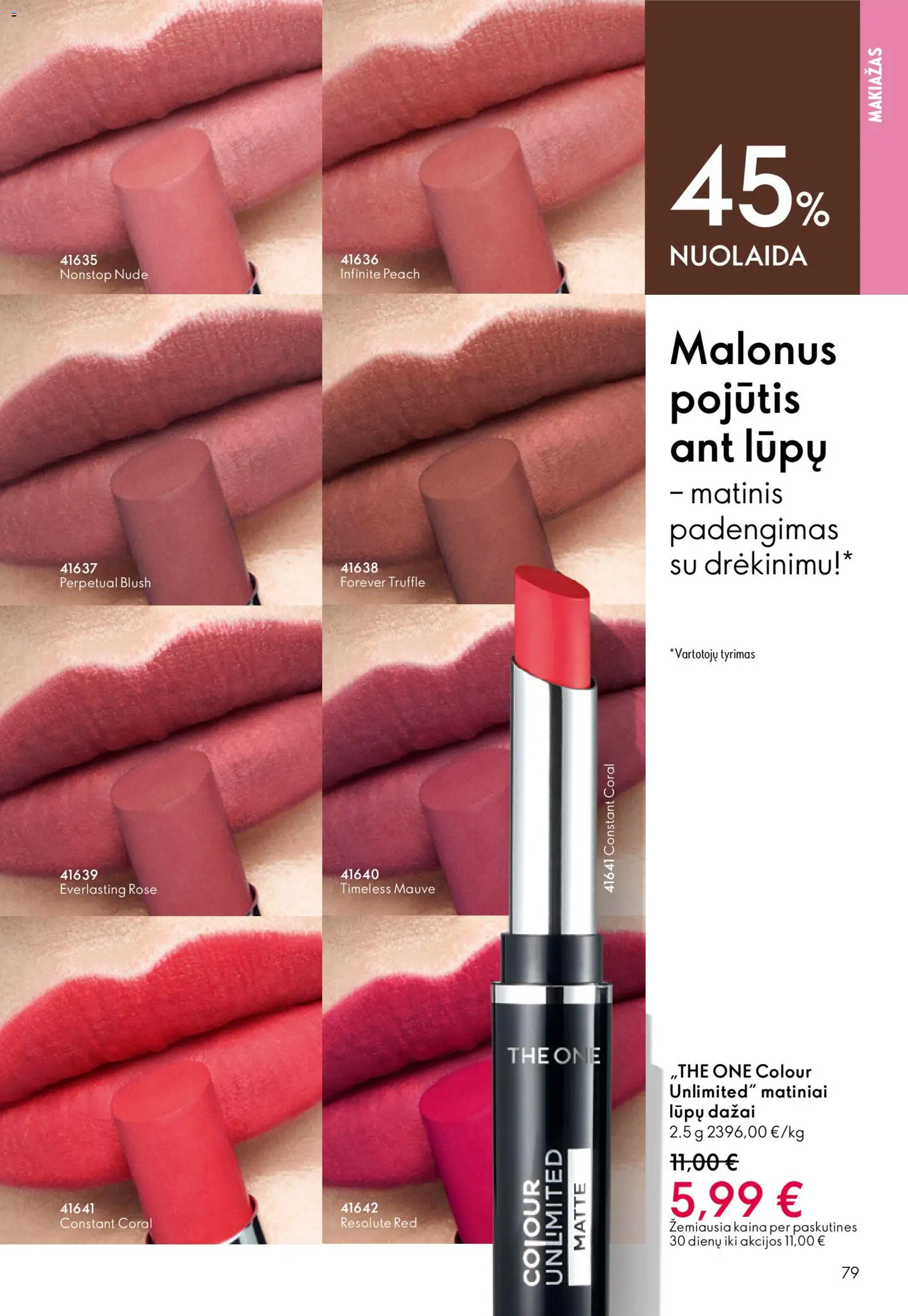 Oriflame akcijos nuo 03.06.2026 | Puslapis: 79 | Prekių: Makiažas