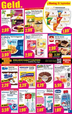 Norma Flugblatt ab 28.09.2026 gültig | Seite: 7 | Produkte: Kerzen, Box, Spaghetti, Mundwasser