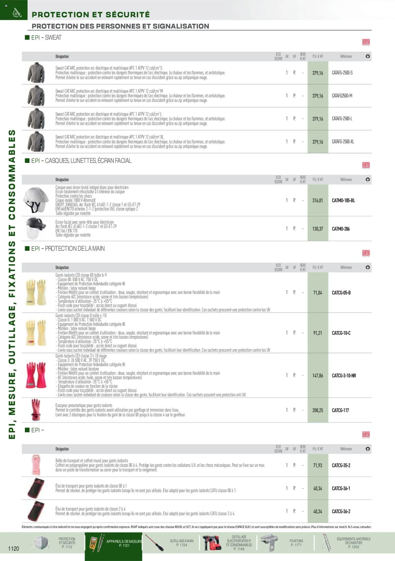 {H1} | Page: 11 | Produits: Étui, Casque, Livre, Gants
