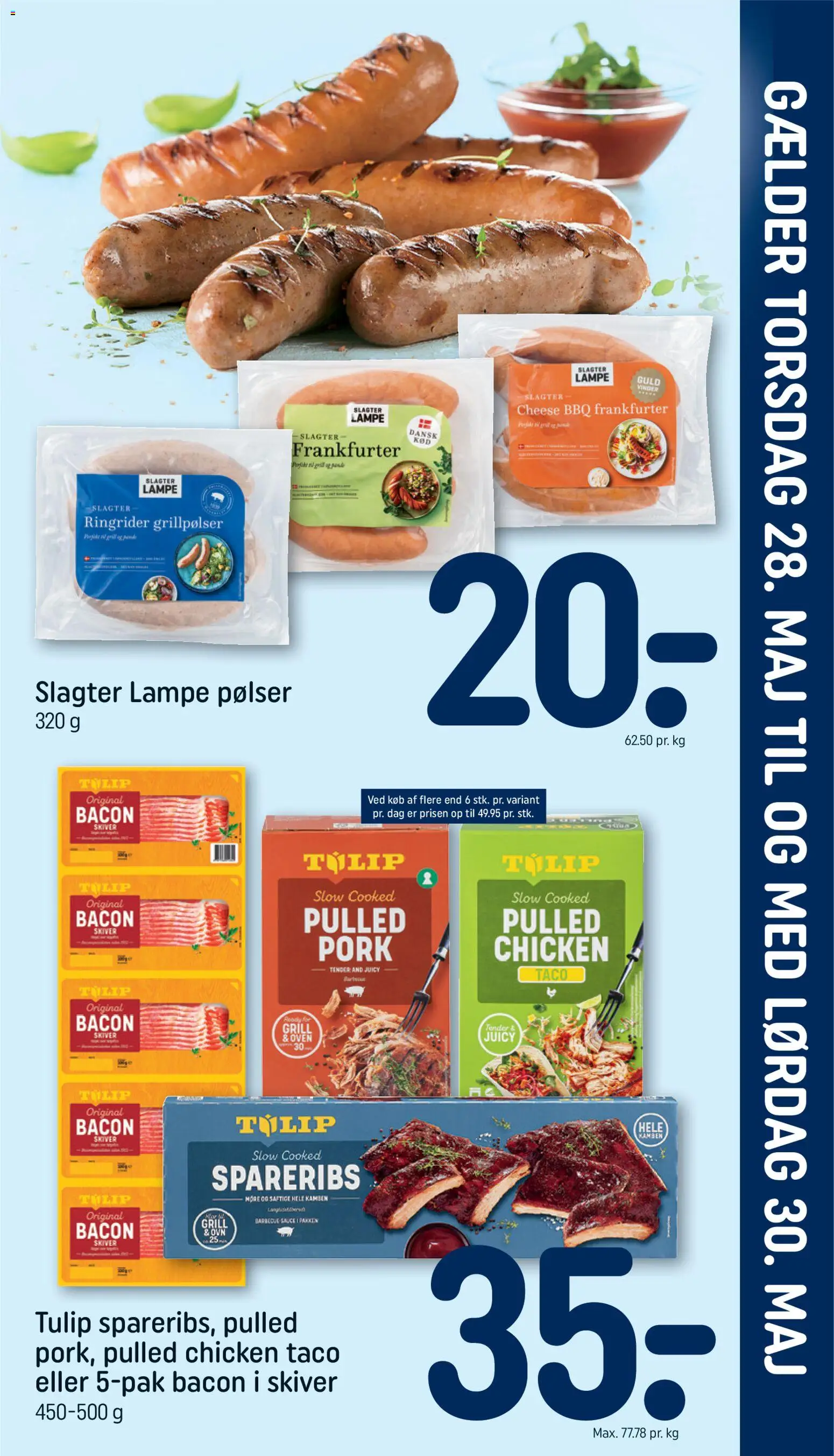 Rema 1000 tilbudsavis – gyldig fra 26.05.2026 | Side: 29 | Produkter: Pølser, Aparelho de barbear, Bacon, Taco