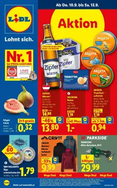 Lidl Flugblatt - Jenbach, Eferding, Dornbirn ab 10.09.2026 gültig