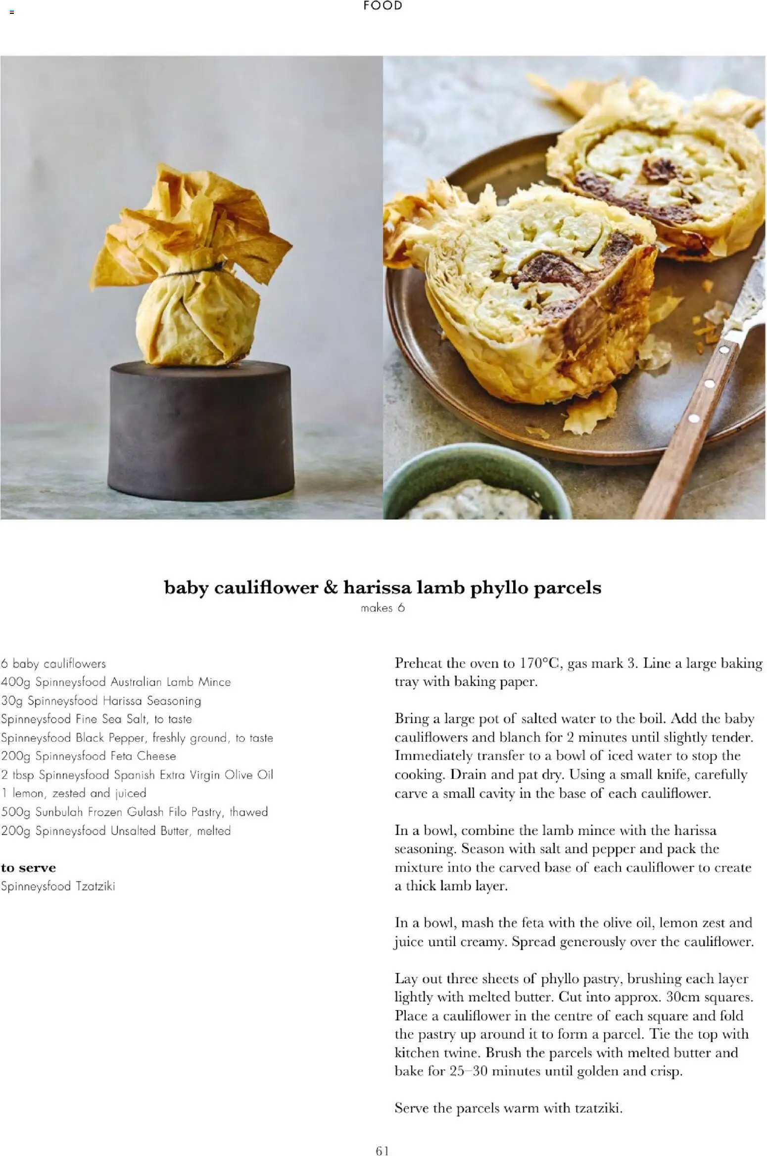 {H1} | Page: 63 | Products: Butter, Cauliflower, Bowl, Lemon