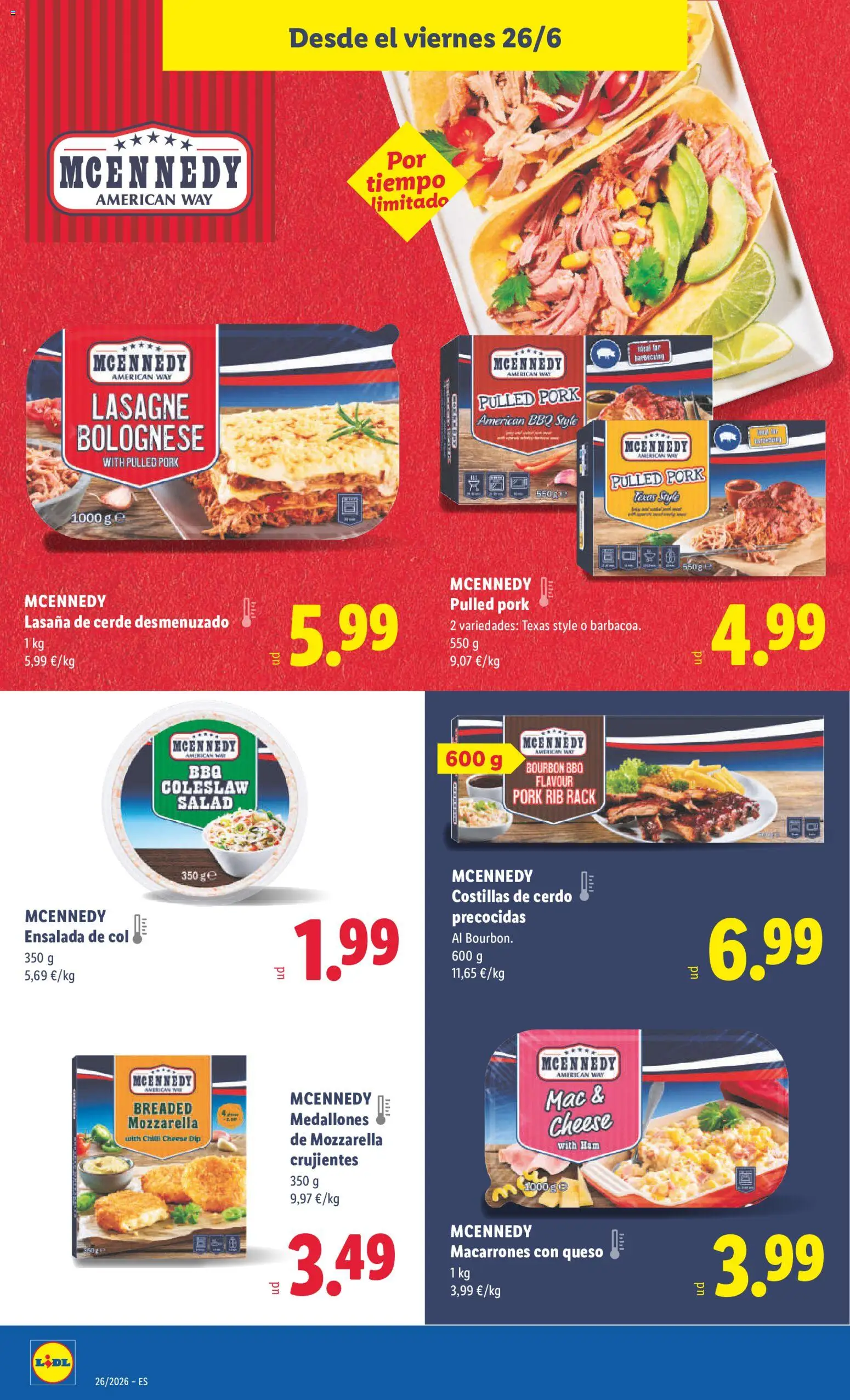Lidl folleto │ válido desde el 22.06.2026 | Página: 34 | Productos: Σφουγγαρίστρα, Queso, Mac, Lasaña