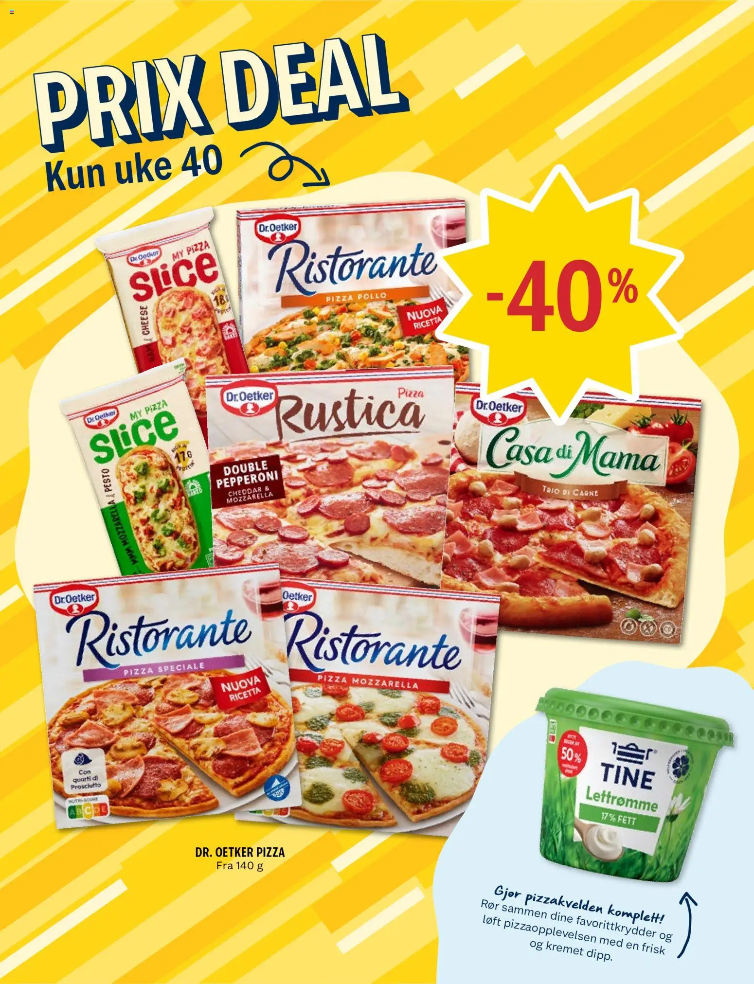 {H1} | Side: 4 | Produkter: Pesto, Pizza, Prosciutto, Cheddar