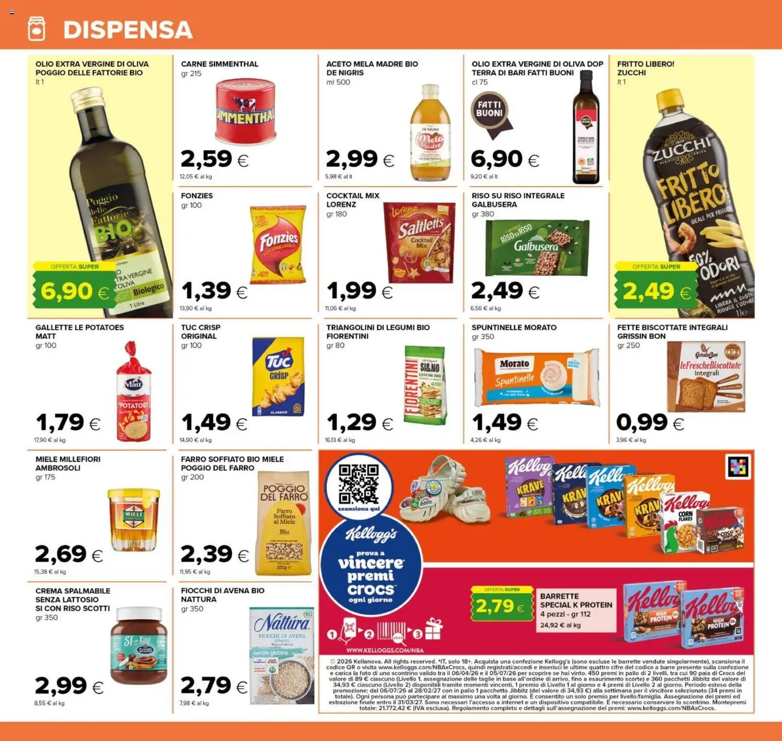 Volantino Tigre del 03.06.2026 | Pagina: 14 | Prodotti: Legumi, Aceto, Fette biscottate, Terra