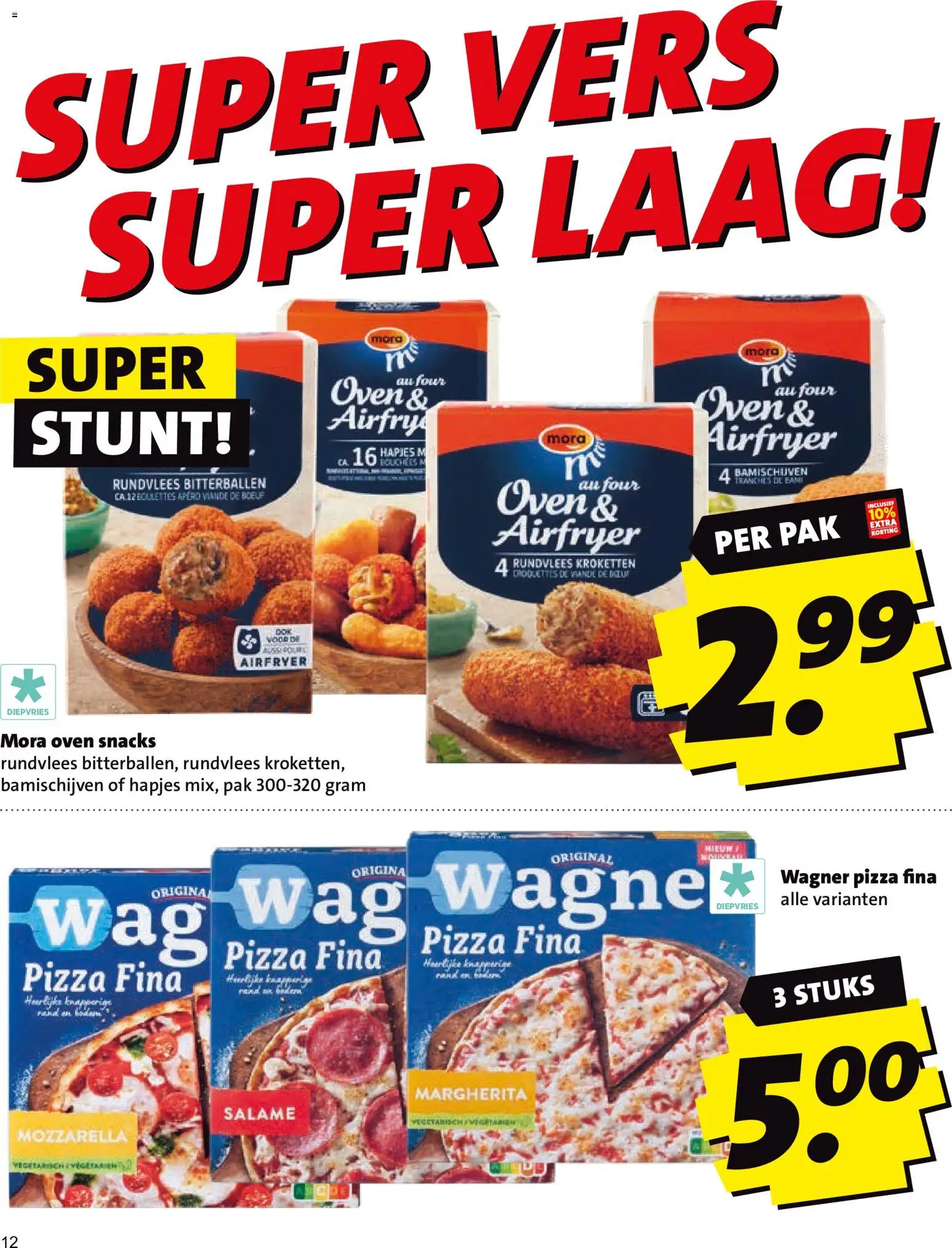 {H1} | Pagina: 12 | Producten: Snacks, Kroketten, Mozzarella, Rundvlees