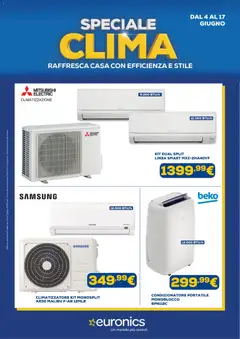 Anteprima del volantino Euronics volantino Clima valido a partire dal 04.06.2026