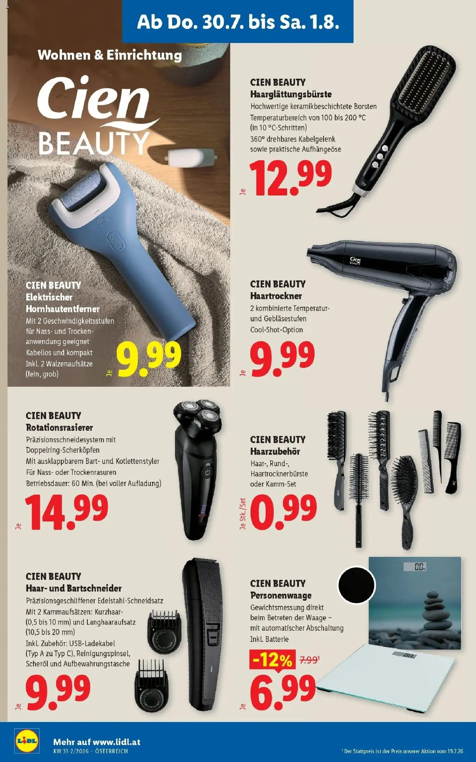 Lidl Flugblatt - Jenbach, Eferding, Dornbirn gültig ab 30.07.2026 | Seite: 24 | Produkte: Haartrockner, Batterie