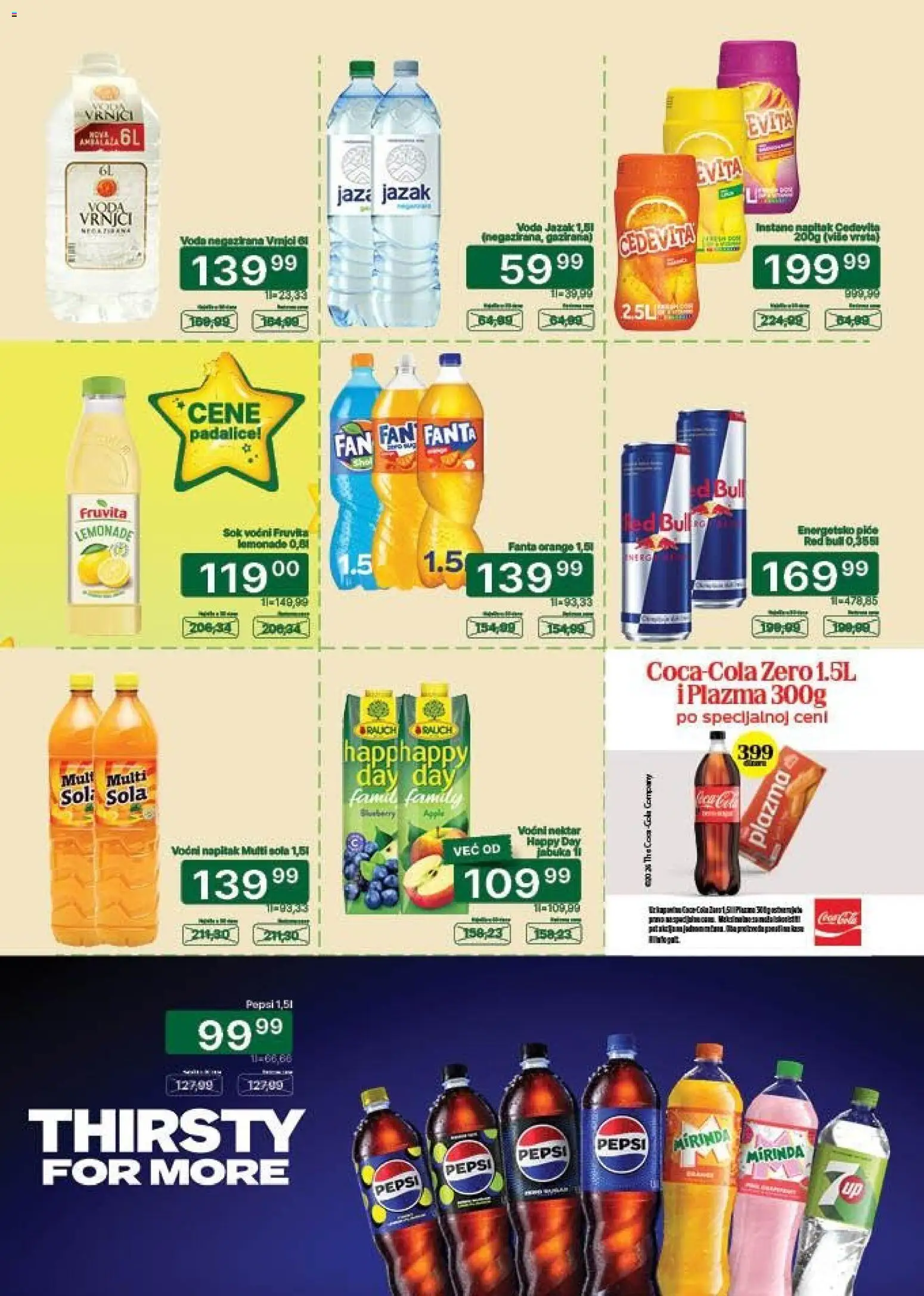 Univerexport katalog - važi od 01.09.2026 | Strana: 22 | Proizvode: Led, Plazma, Nektar, Voda