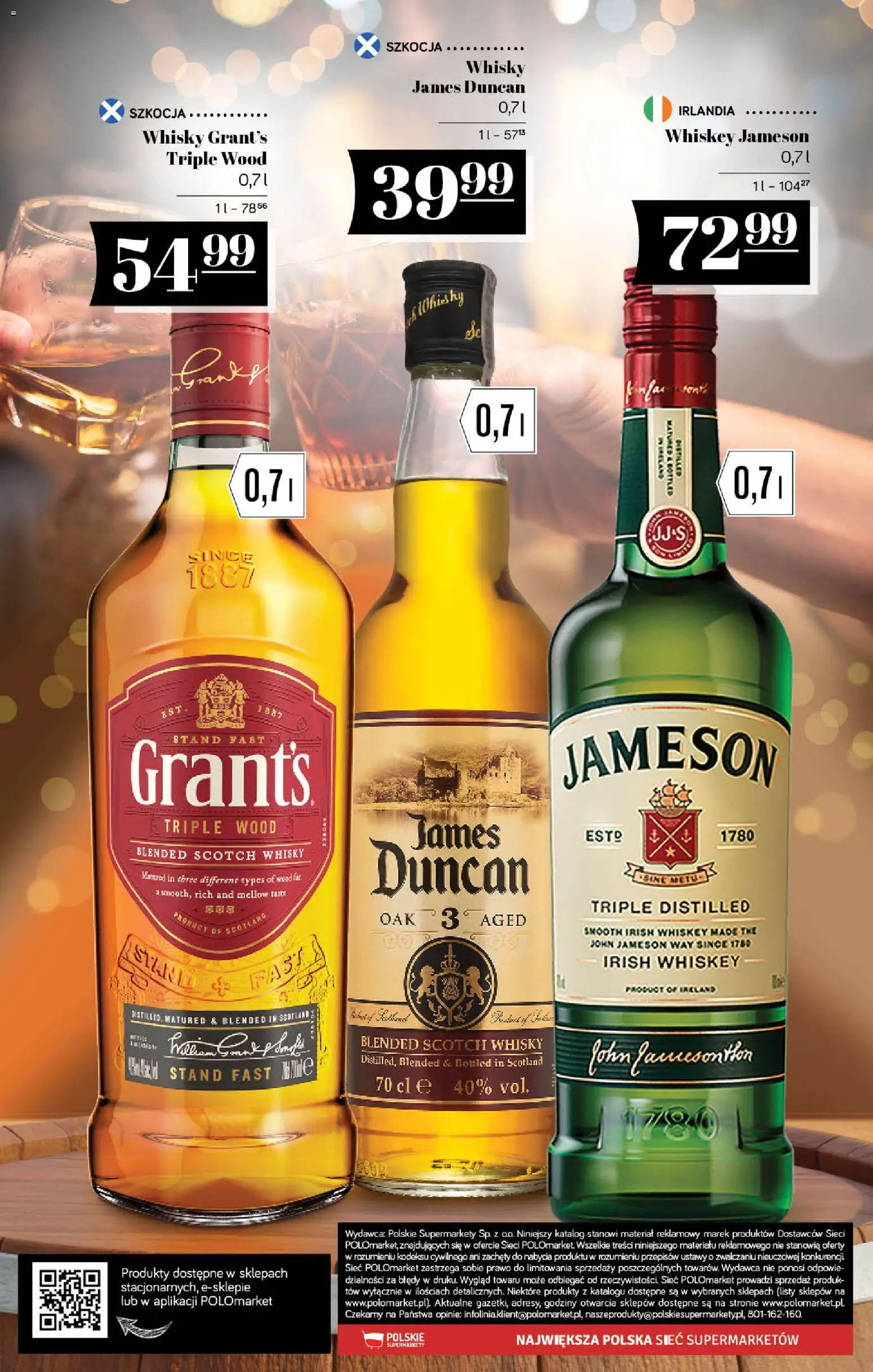 POLOmarket katalog - Alkoholi od 18.06.2026 | Strona: 24 | Produkty: Grant's, Jameson, Whisky