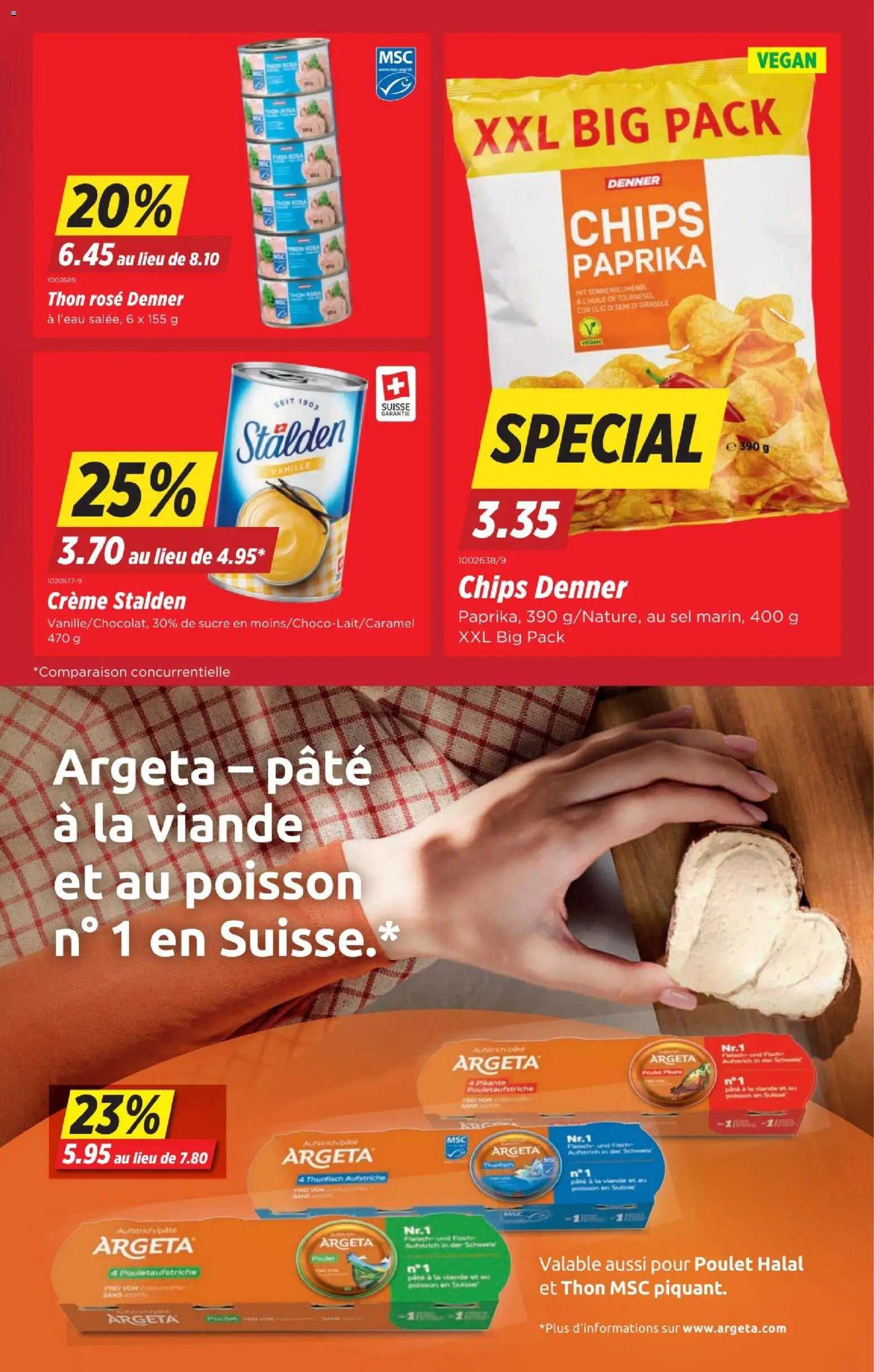 Denner aktionen FR – gültig ab 01.10.2026 | Seite: 9 | Produkte: Vanille, Paprika, Fisch, Chips