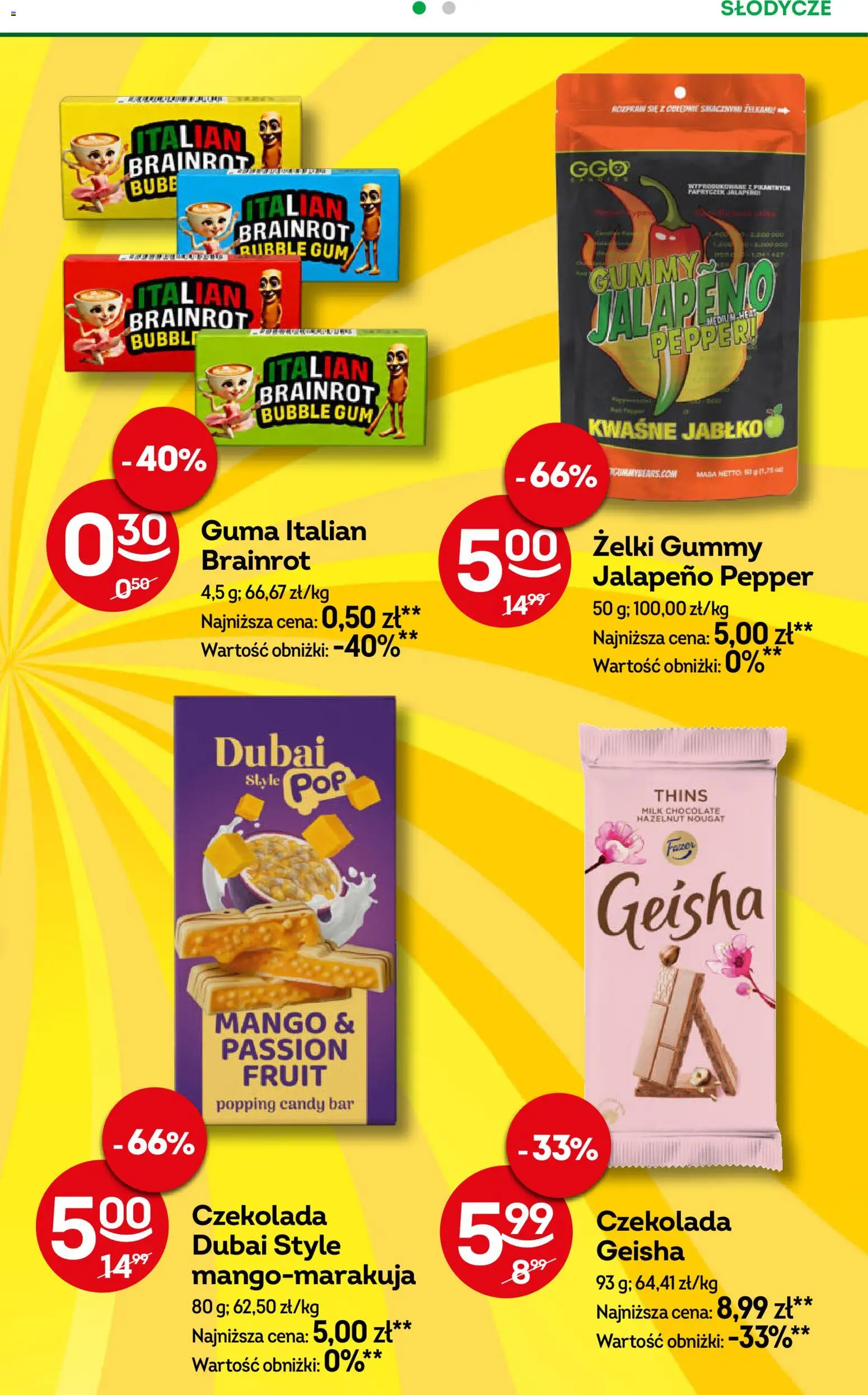 Żabka gazetka od 17.06.2026 | Strona: 89 | Produkty: Mango, Słodycze, Żelki, Czekolada