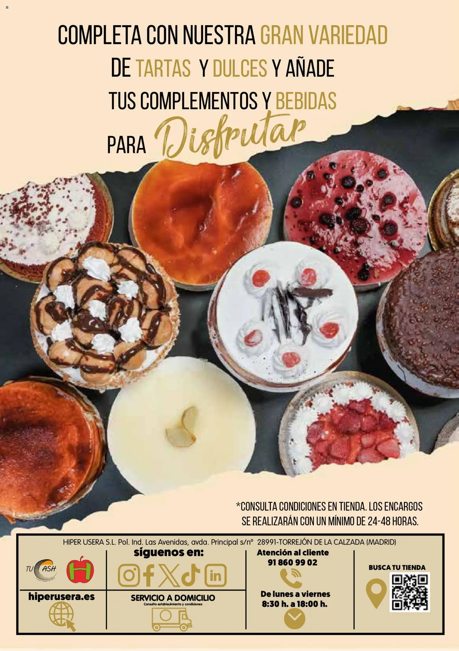 Hiper Usera folleto │ válido desde el 01/06/2026 | Página: 4 | Productos: Tartas, Dulces, Bebidas