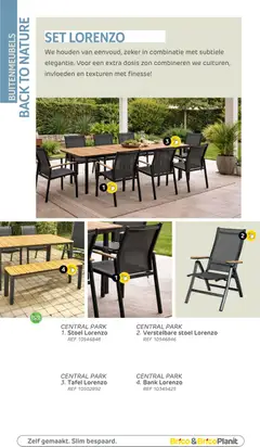 Brico - Tuincatalogus - Voorbeeld van een folder van Brico, geldig van 10.03.2026 | Pagina: 28 | Producten: Bank, Tafel, Stoel