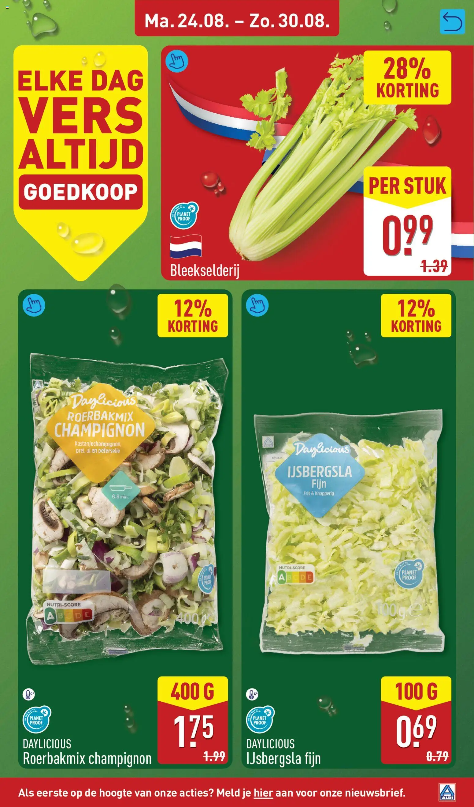 {H1} | Pagina: 7 | Producten: Ui, Champignon, Prei, Bleekselderij