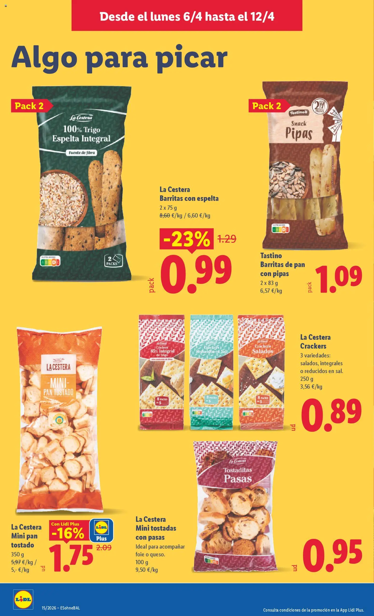Lidl folleto │ válido desde el 06.04.2026 | Página: 16 | Productos: Pan