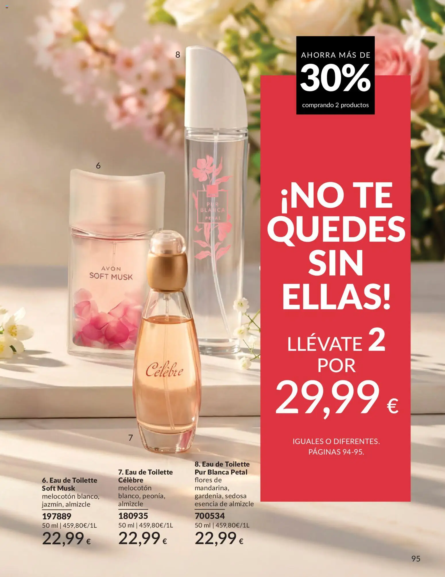 Catálogo AVON campaña 6 │ válido desde el 01.06.2026 | Página: 95 | Productos: Perfume, Eau de toilette, Té