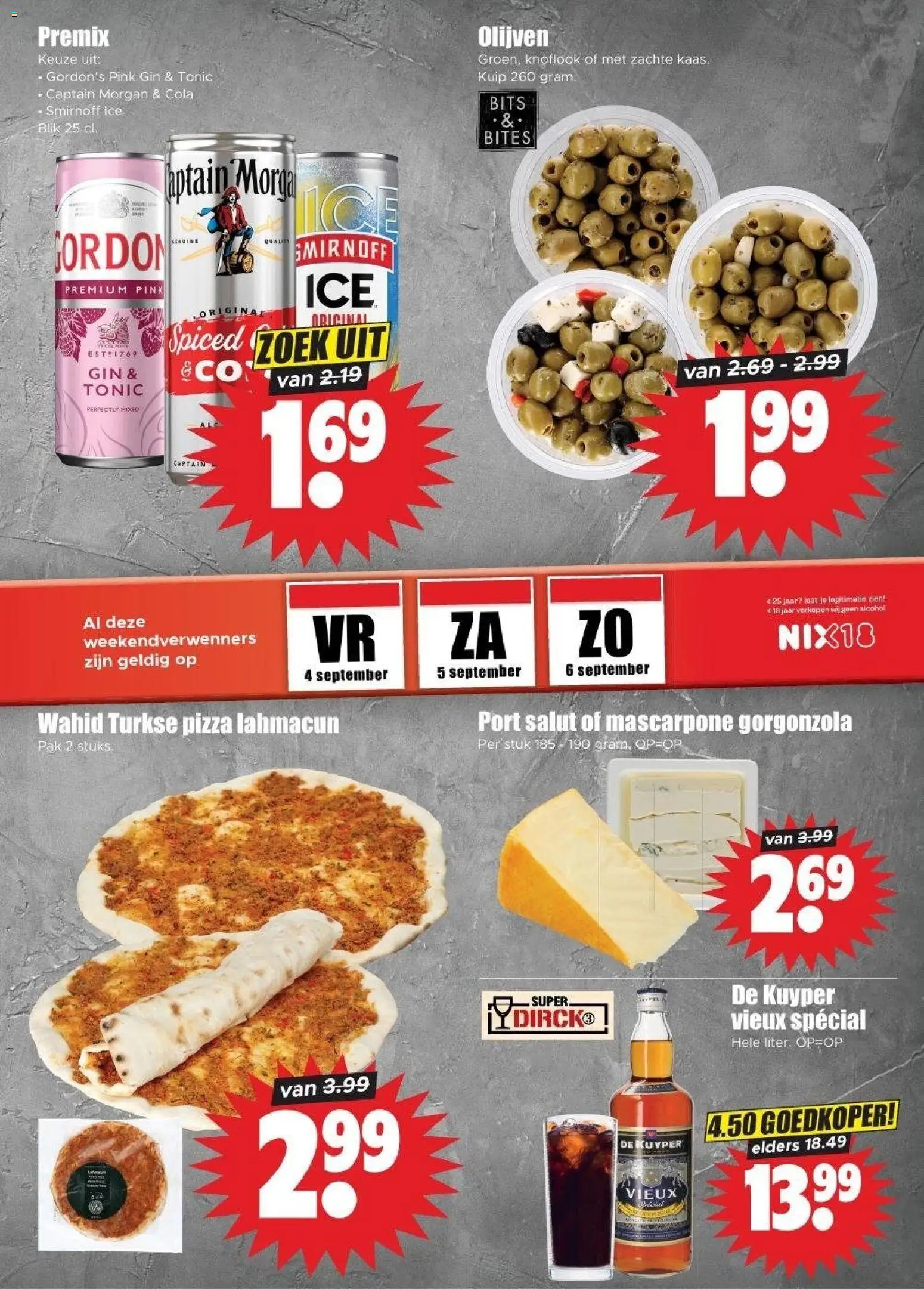 {H1} | Pagina: 30 | Producten: Mascarpone, Tonic, Captain Morgan, Knoflook