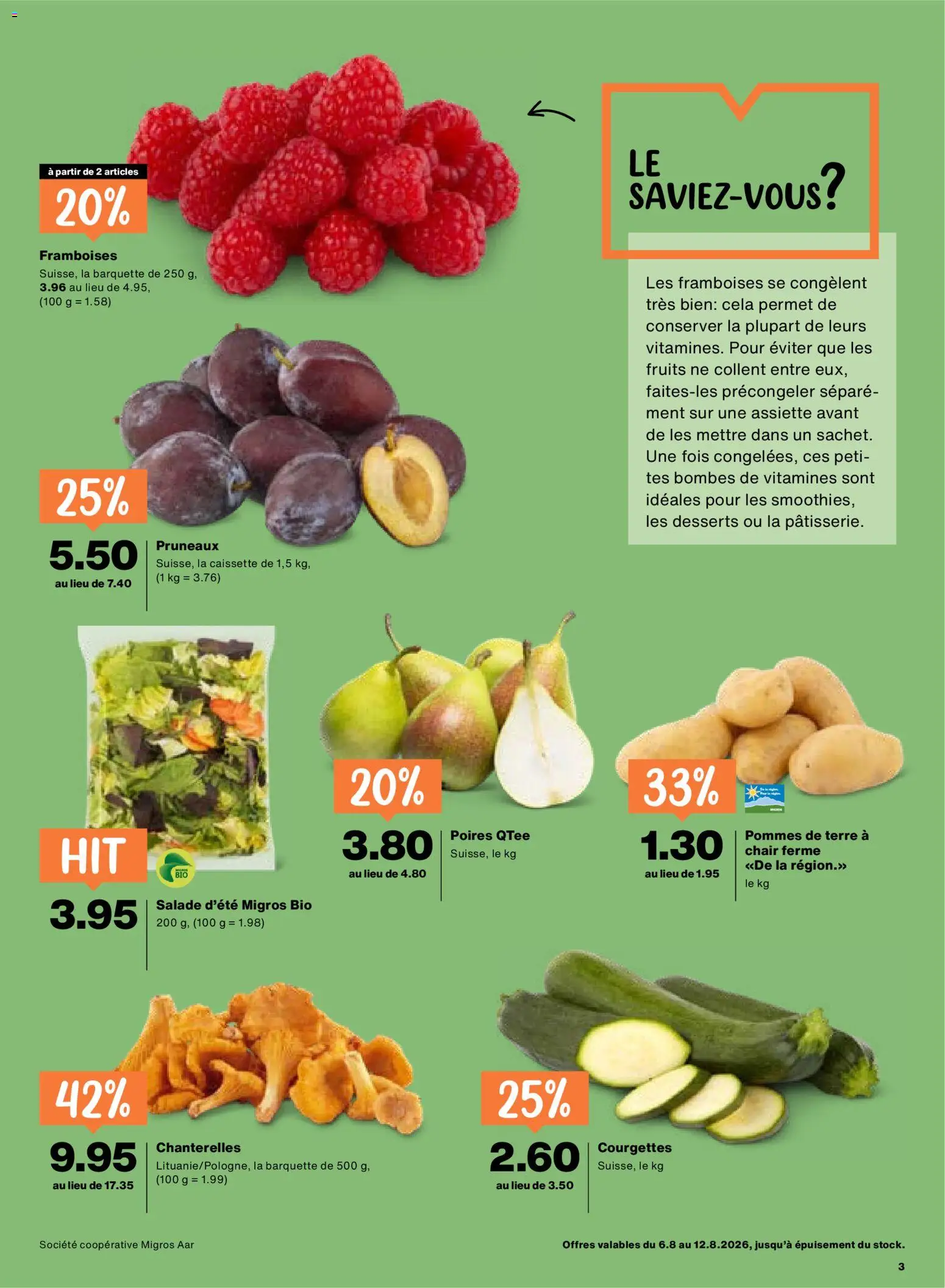 Migros aktionen FR – gültig ab 06.08.2026 | Seite: 3