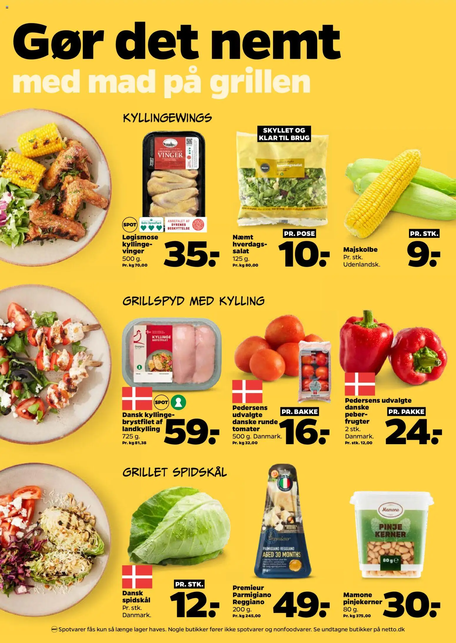 Netto tilbudsavis – gyldig fra 30.05.2026 | Side: 9 | Produkter: Tomater, Peber, Spidskål, Parmesan