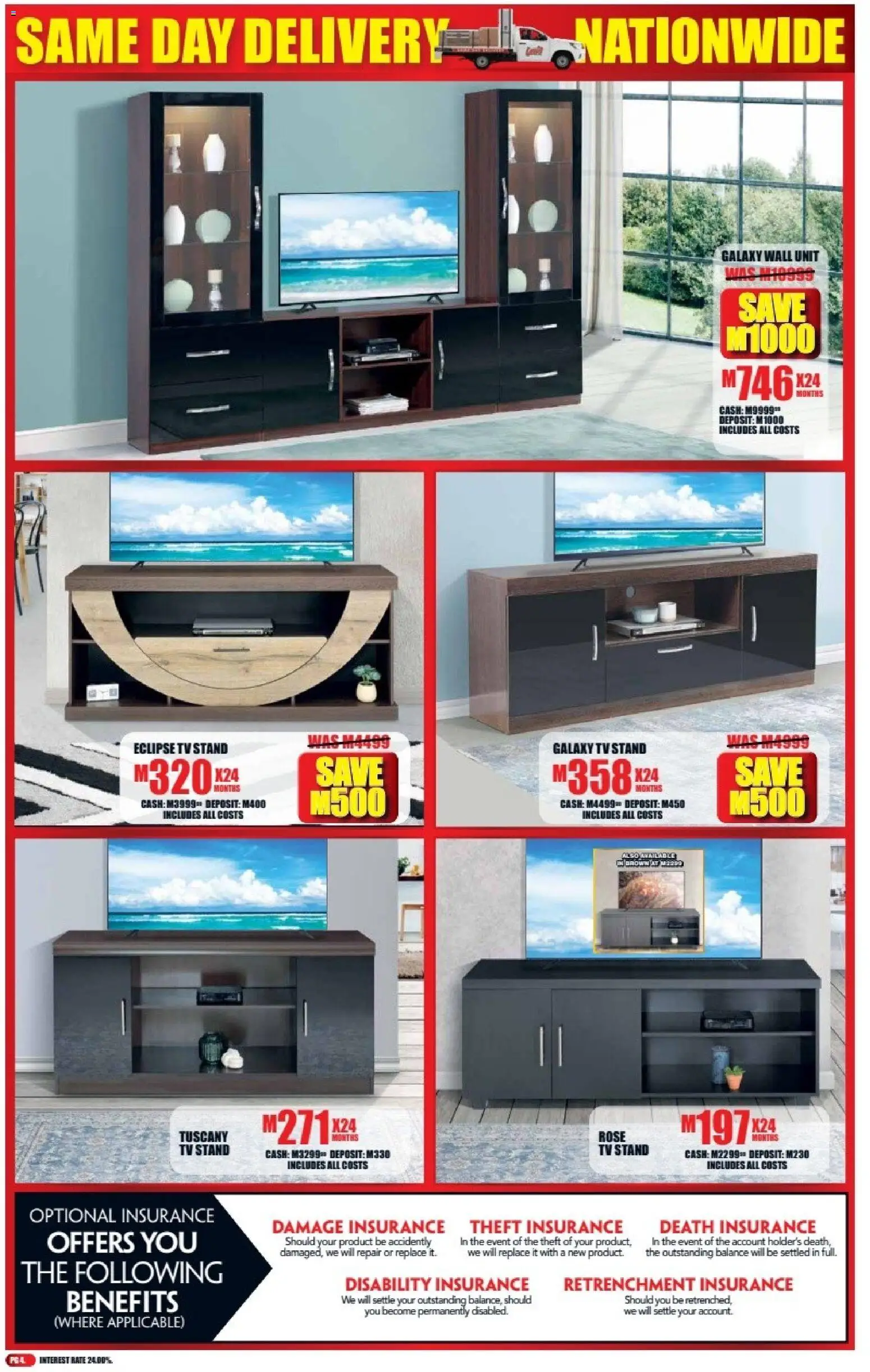 New Lewis Stores catalogue – valid from 06/07/2026 | Page: 4 | Products: TV, Wall unit
