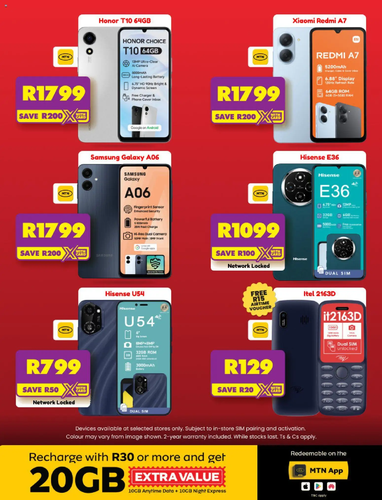 New Shoprite catalogue – valid from 21/09/2026 | Page: 5 | Products: Data, Phone, Camera, Charger