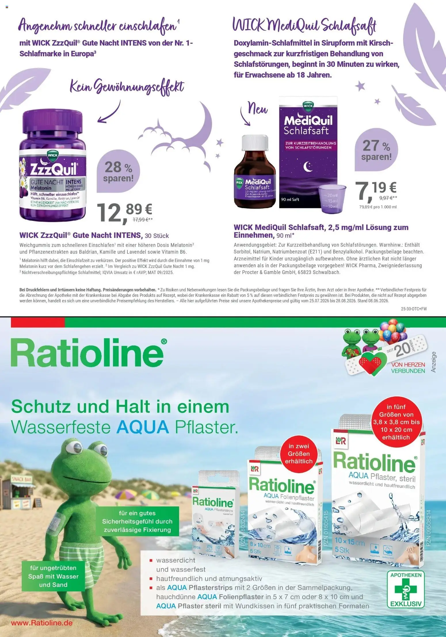 Angebote - Ihre Apotheke vor Ort: Jetzt alle Angebote auch online entdecken! (ab 25.07.2026) zum Blättern | Seite: 5 | Produkte: Wasser, Saft, Lavendel