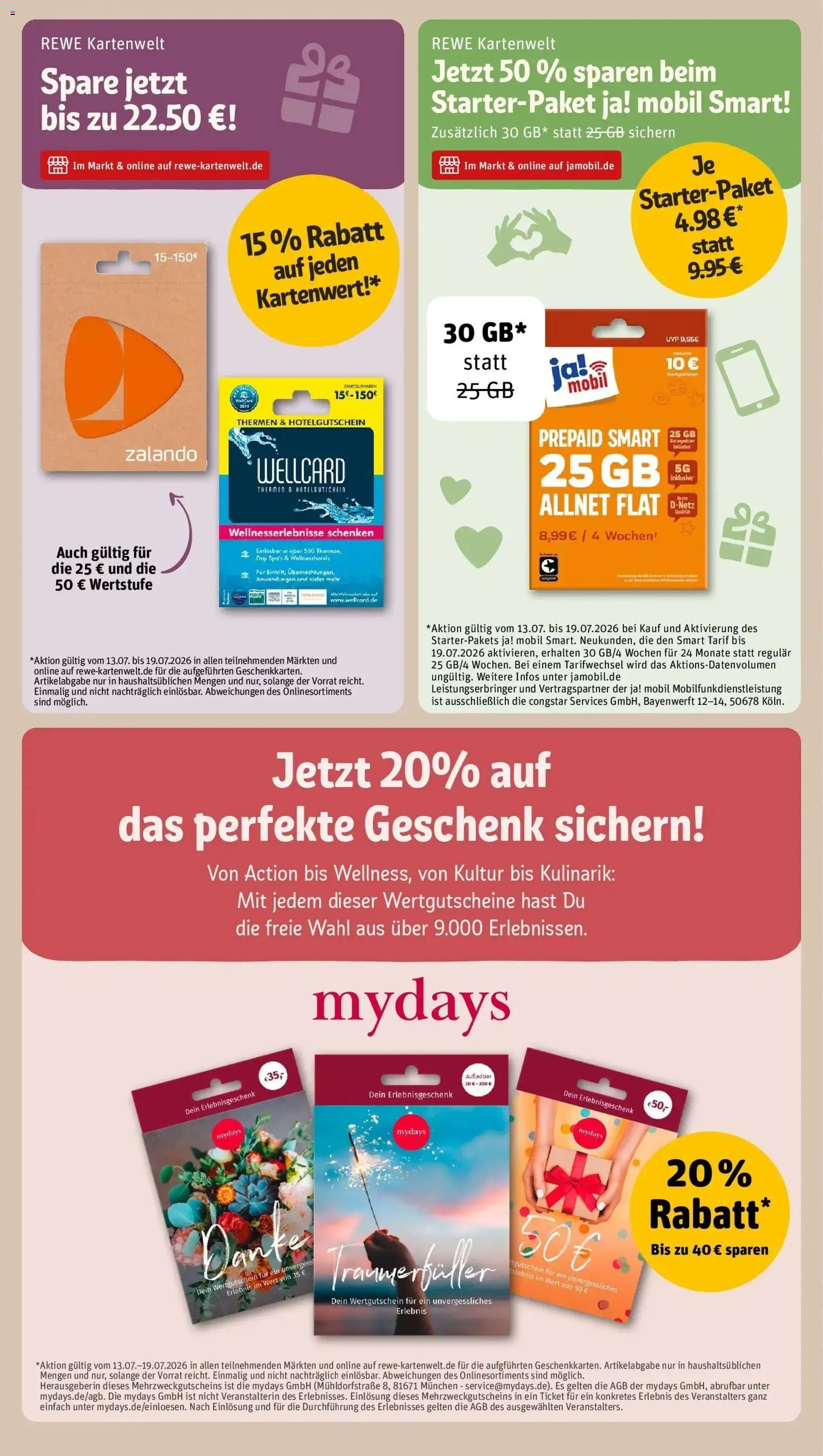 Rewe Prospekt Rüsselsheim – gültig ab 13.07.2026 | Seite: 25