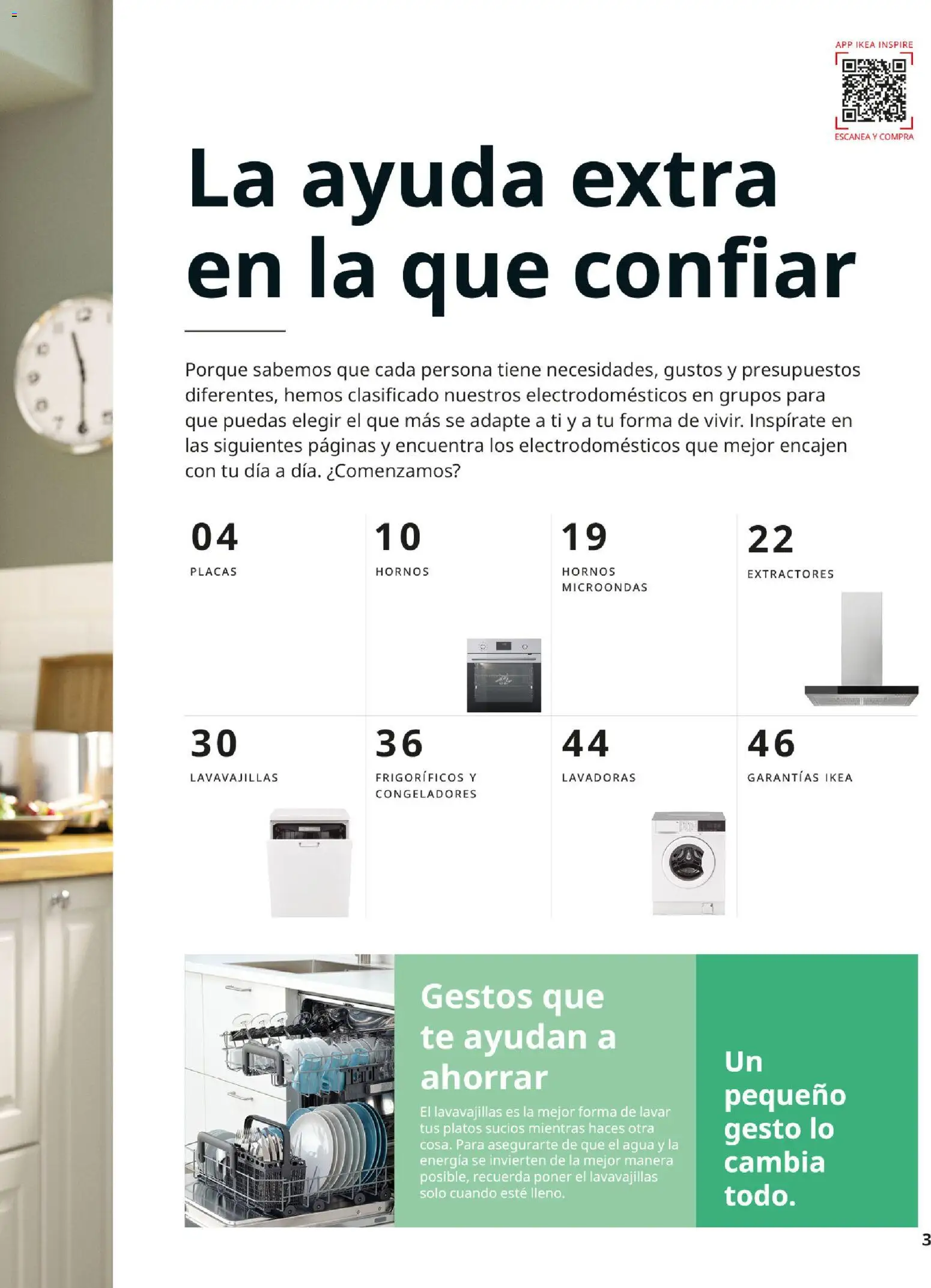 IKEA - Electrodomésticos │ válido desde el 01/09/2026 | Página: 3 | Productos: Té, Lavavajillas, Agua