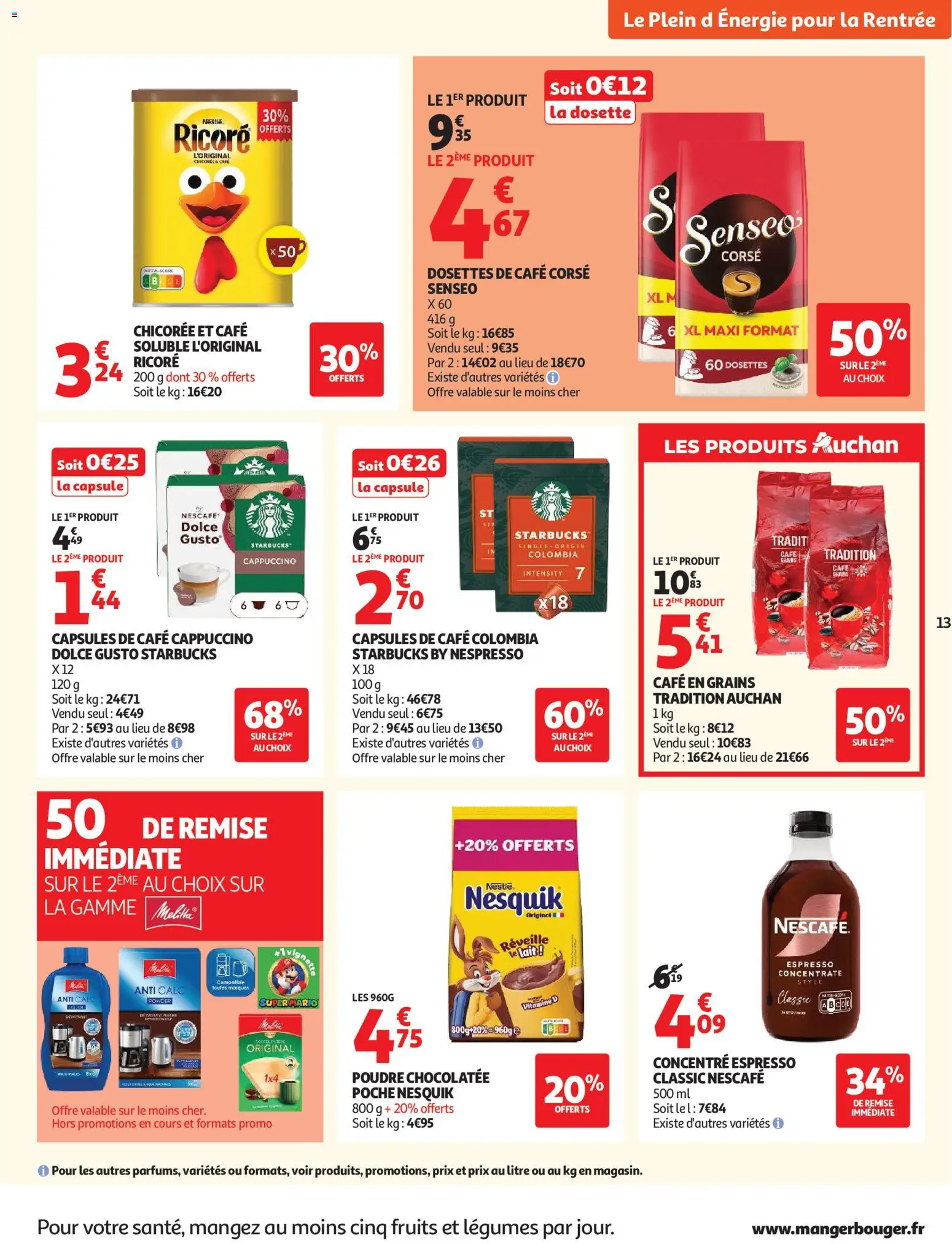 {H1} | Pagina: 13 | Producten: La, Capsule, Nescafe, Cappuccino