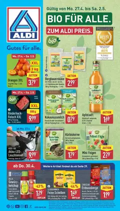 Aldi Wochenangebote ab 27.04.2026 gültig