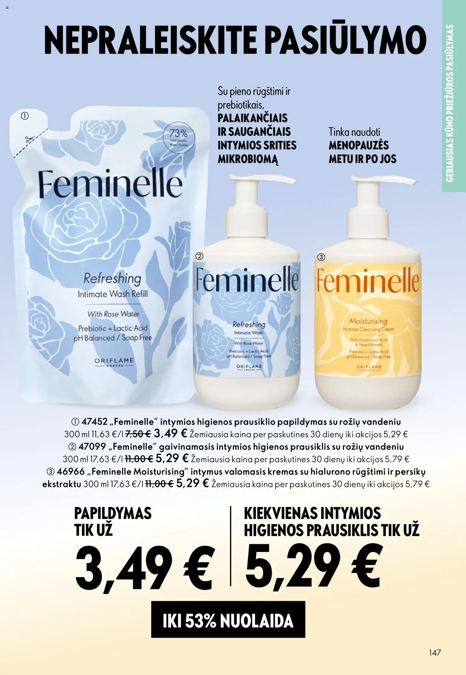 Oriflame akcijos nuo 13.05.2026 | Puslapis: 147 | Prekių: Kremas, Prausiklis