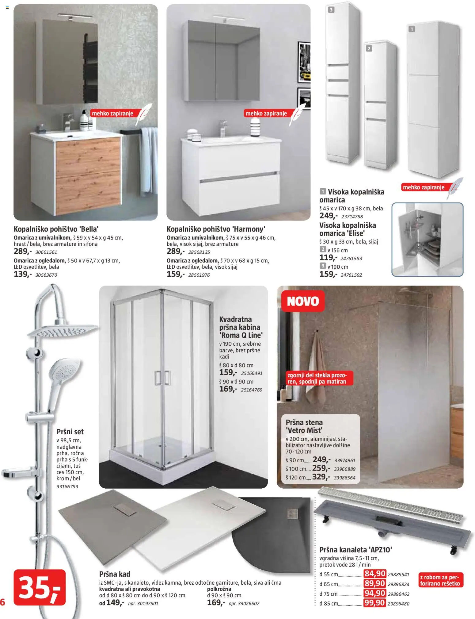Novi Bauhaus katalog ponudbe – veljaven od 29.07.2026 | Stran: 6