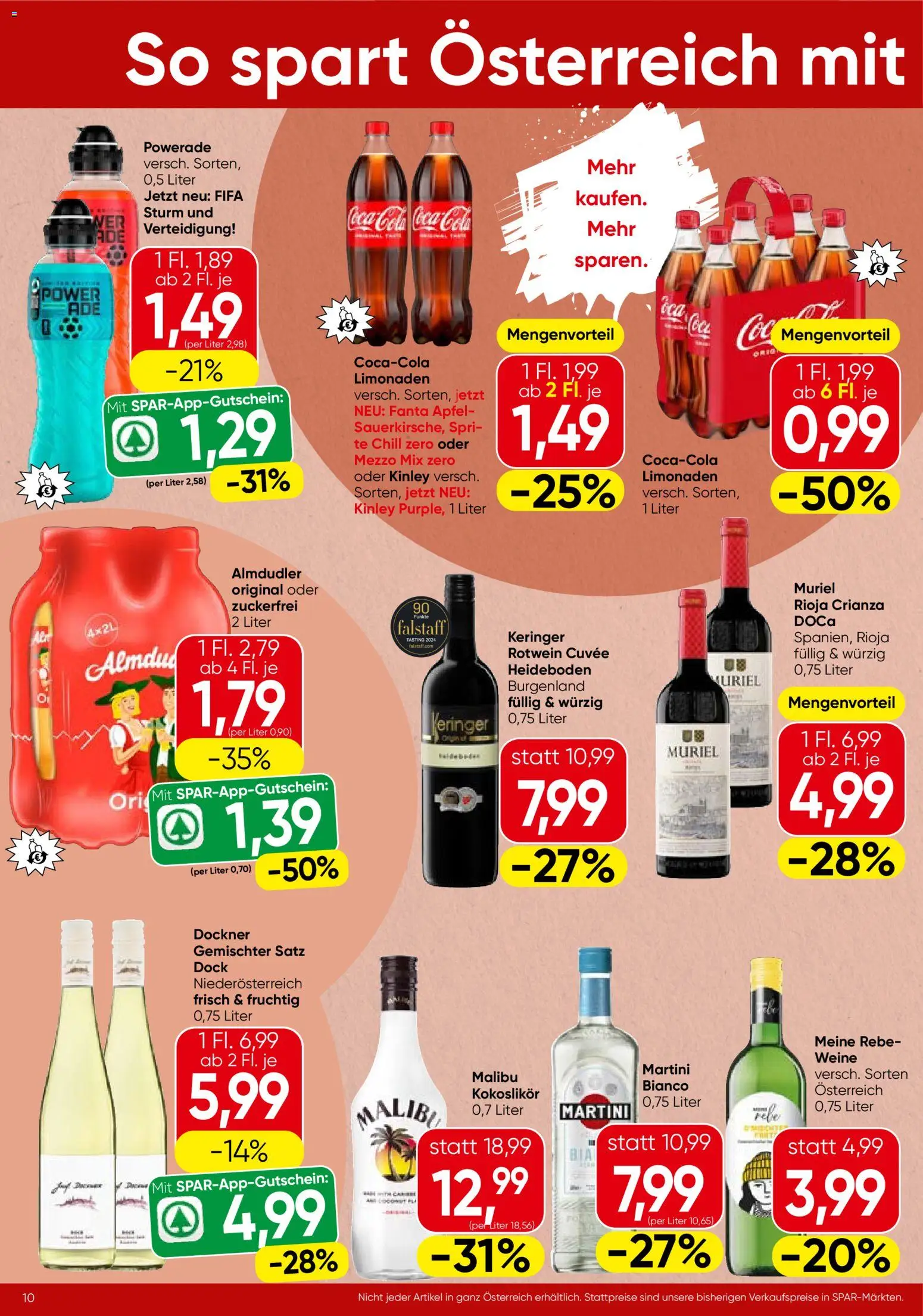 Spar Flugblatt - Burgenland gültig ab 07.05.2026 | Seite: 10 | Produkte: Äpfel