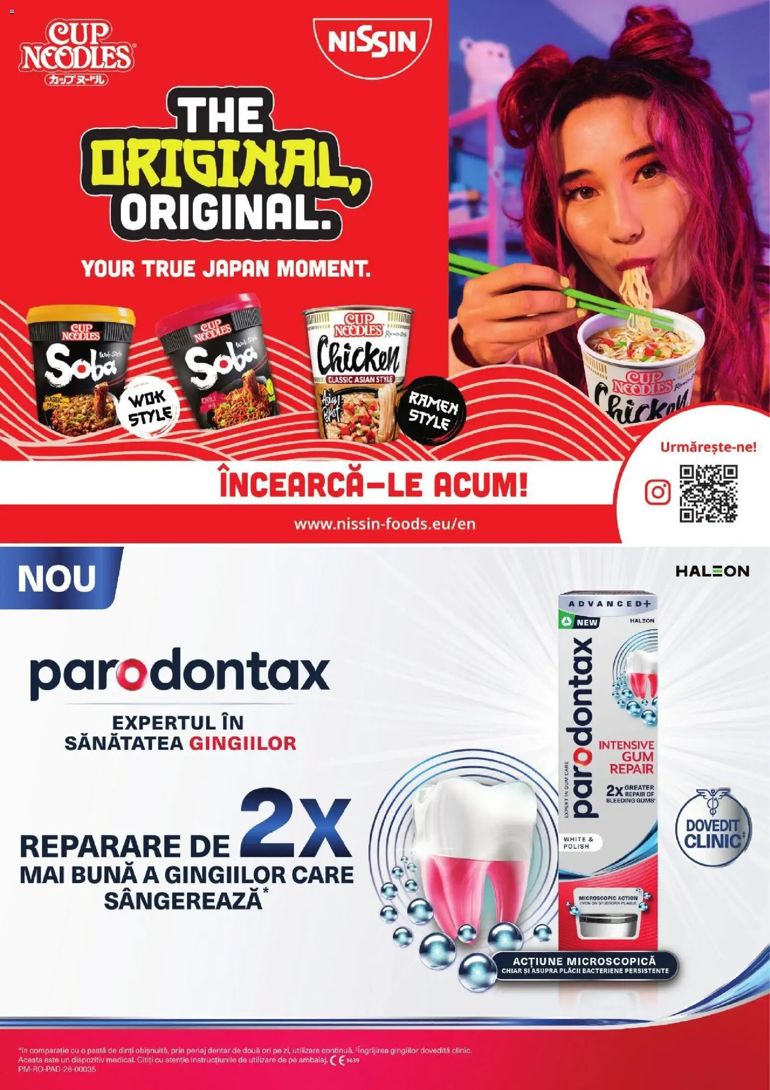 Noul catalog Mega Image – valabil de la 27.08.2026 | Pagină: 40 | Produse: Style, Sobă, Pastă de dinți, Noodles