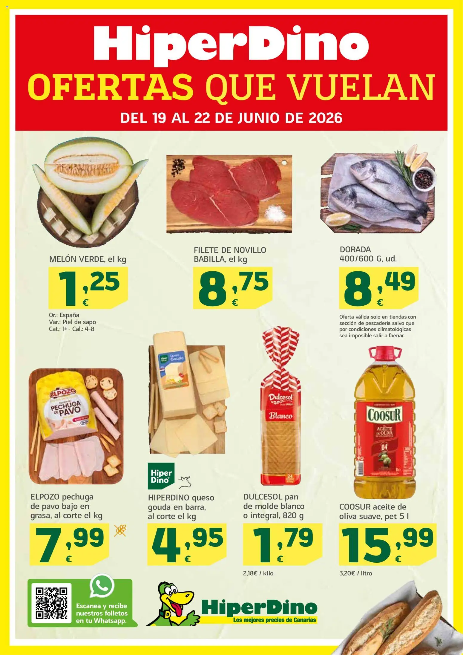 HiperDino folleto │ válido desde el 19.06.2026 | Página: 1