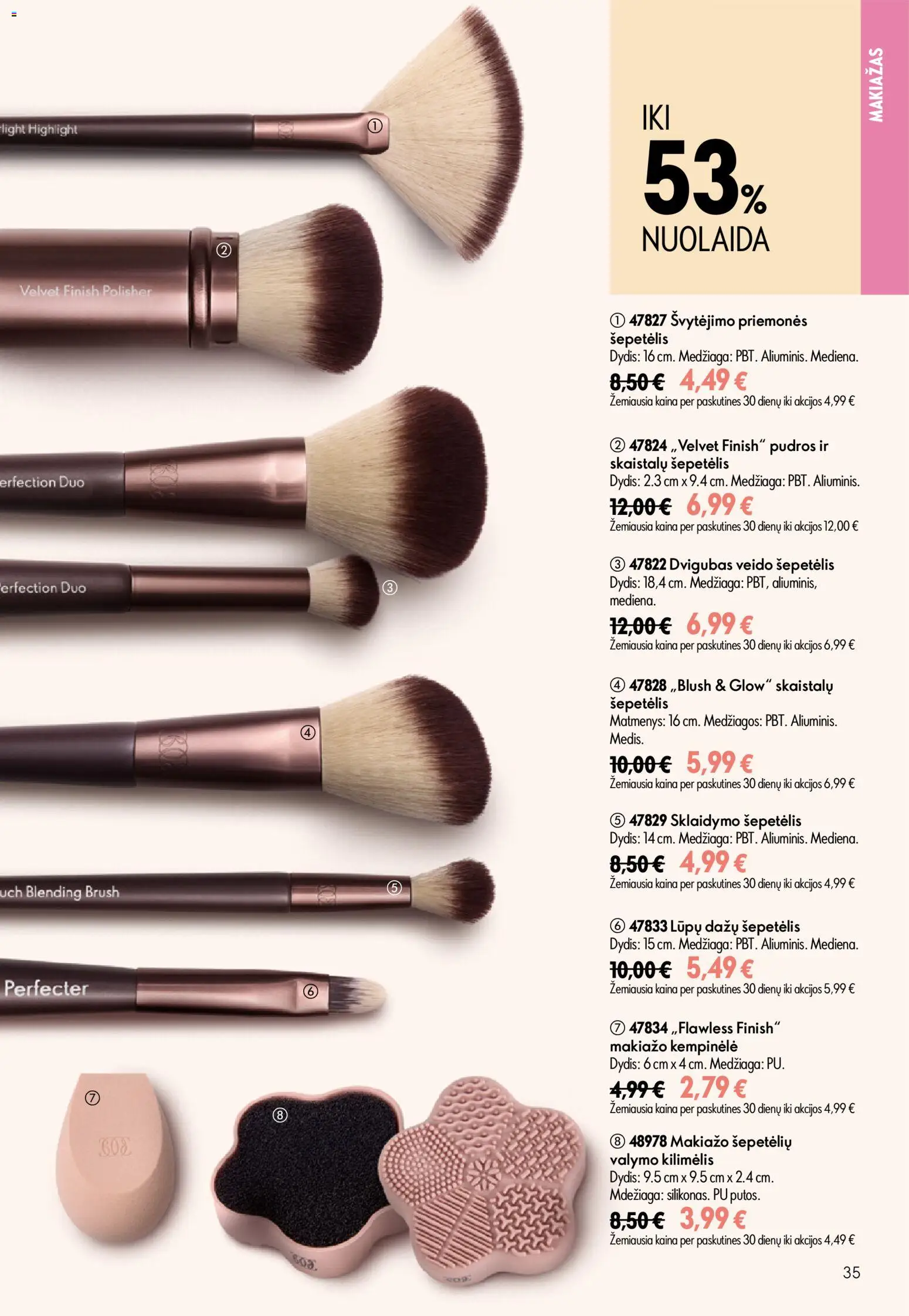 Oriflame akcijos nuo 2026.07.15 | Puslapis: 35 | Prekių: Makiažas, Šepetėlis, Kilimėlis