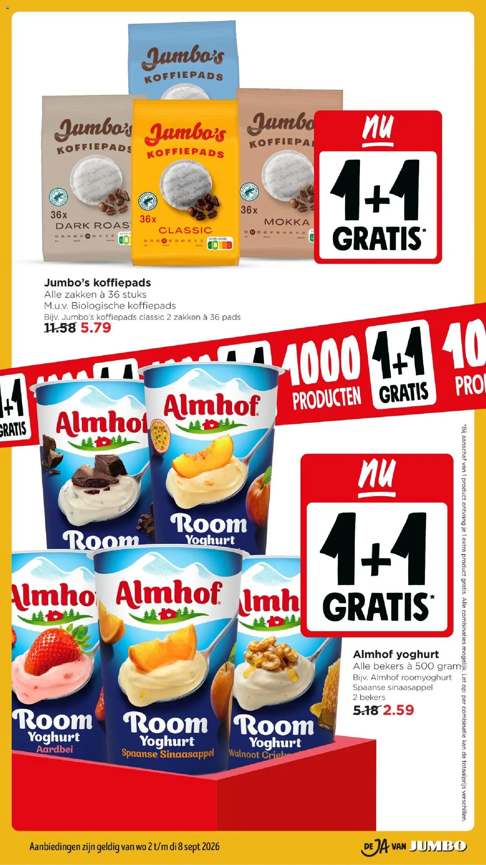 {H1} | Pagina: 3 | Producten: Koffiepads, Kan, Room, Aardbei