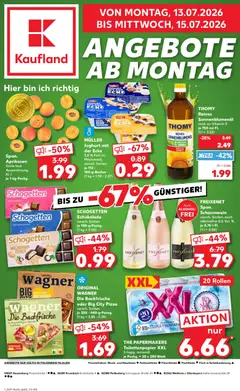Náhled letáku Kaufland Německo leták - Angebote ab Montag od 13.07.2026