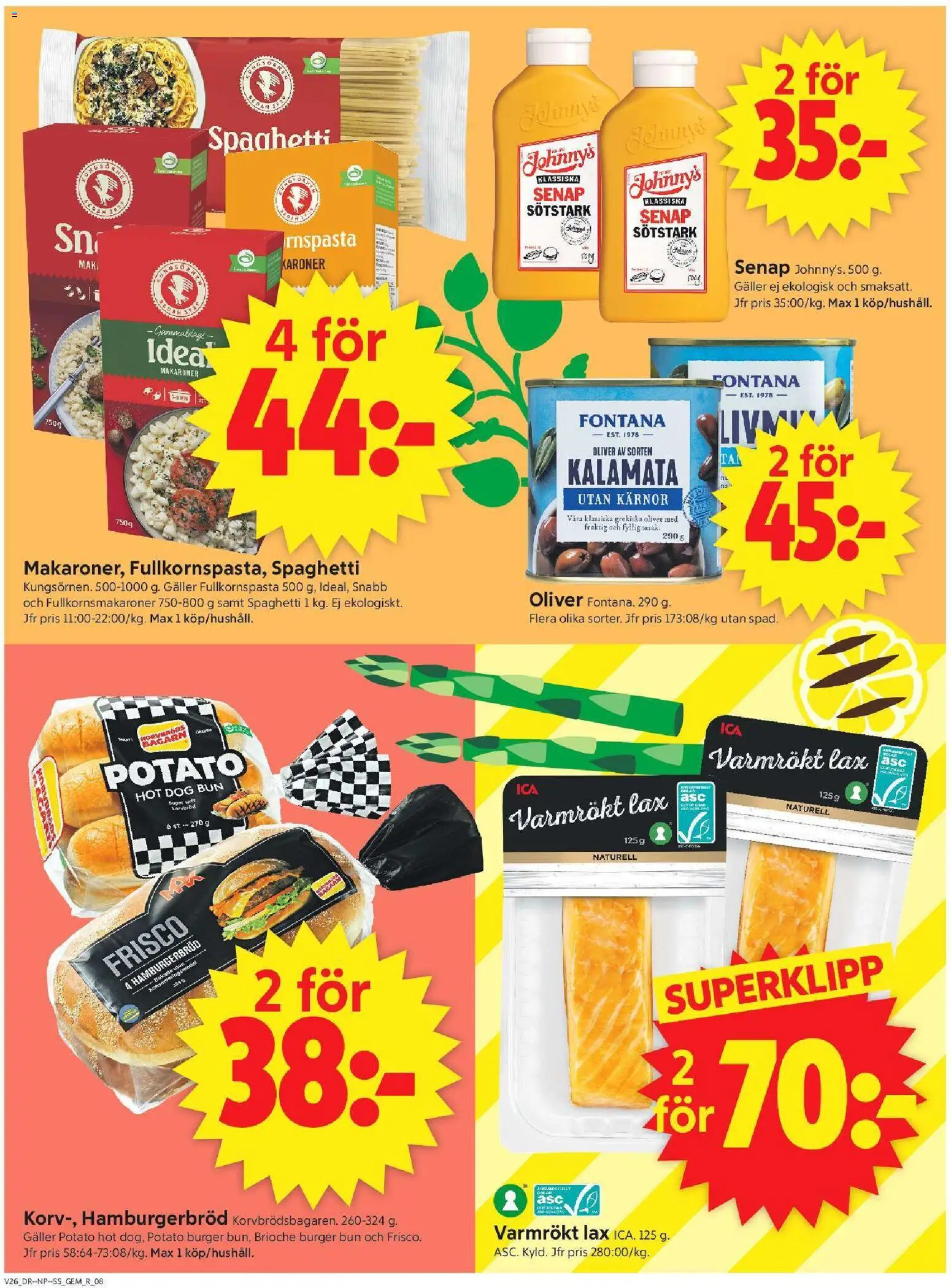 ICA Supermarket reklamblad aktuell från 22/06/2026 | Sida: 8