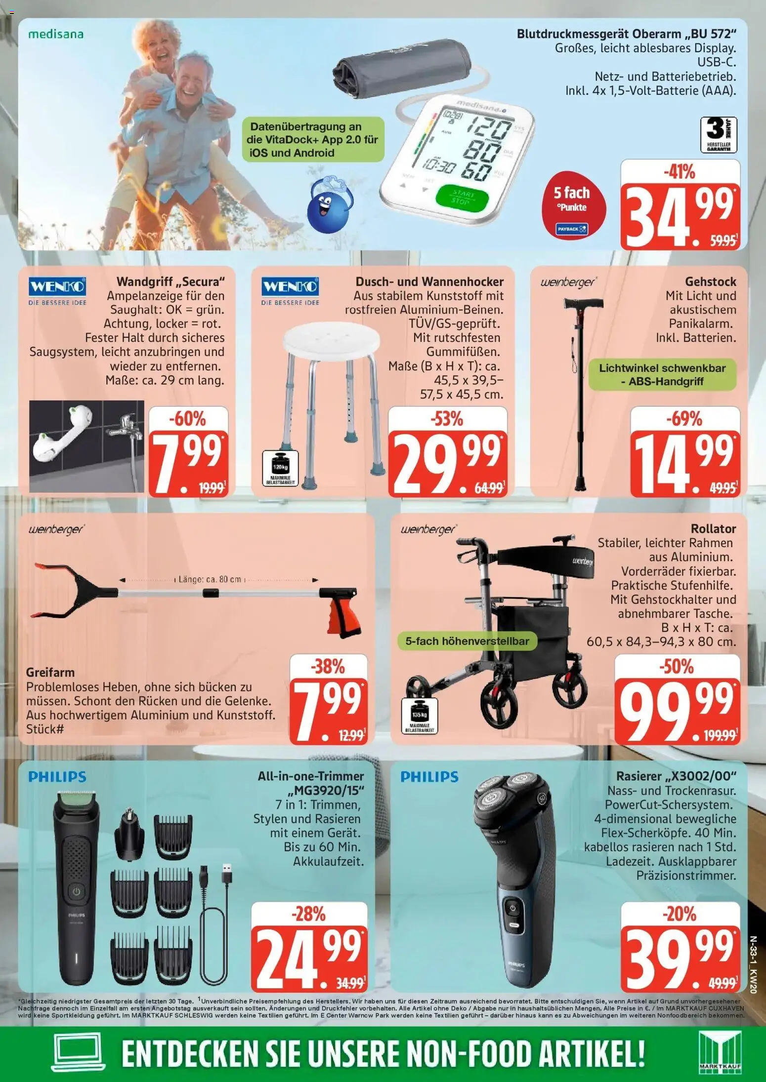 Marktkauf Prospekt Rostock	 – gültig ab 10.05.2026 | Seite: 33 | Produkte: Philips, Rasierer