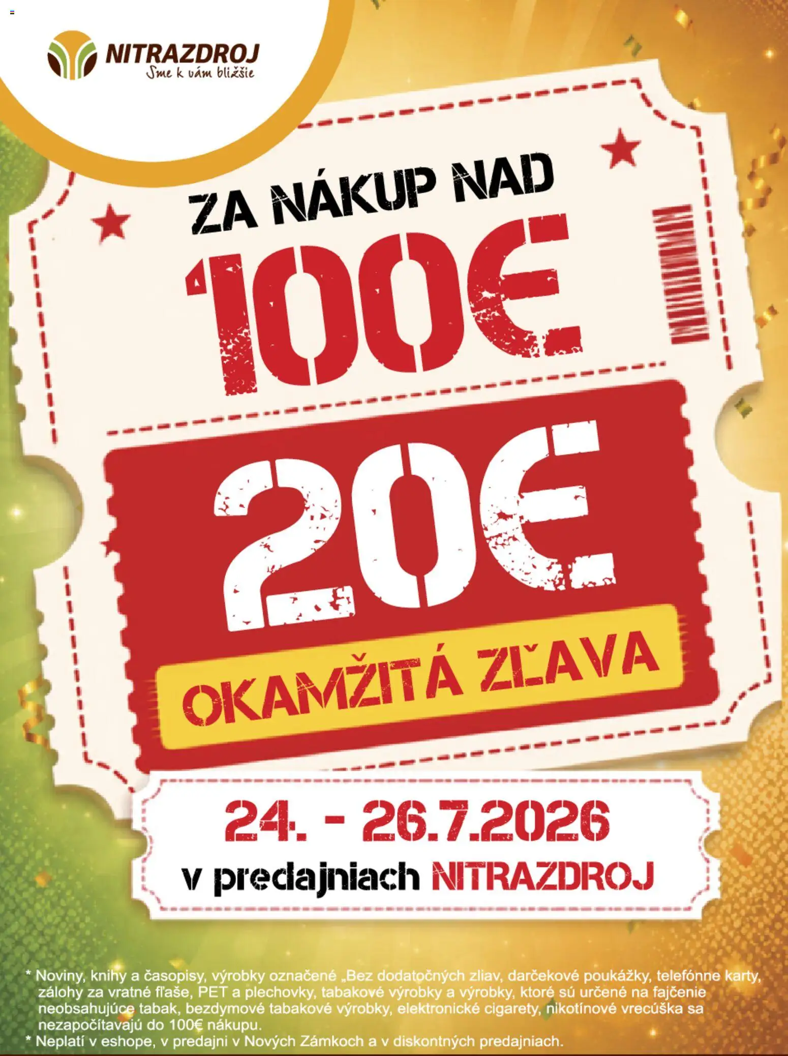 Nové Nitrazdroj akcie – leták je platný od 15.07.2026 | Strana: 2