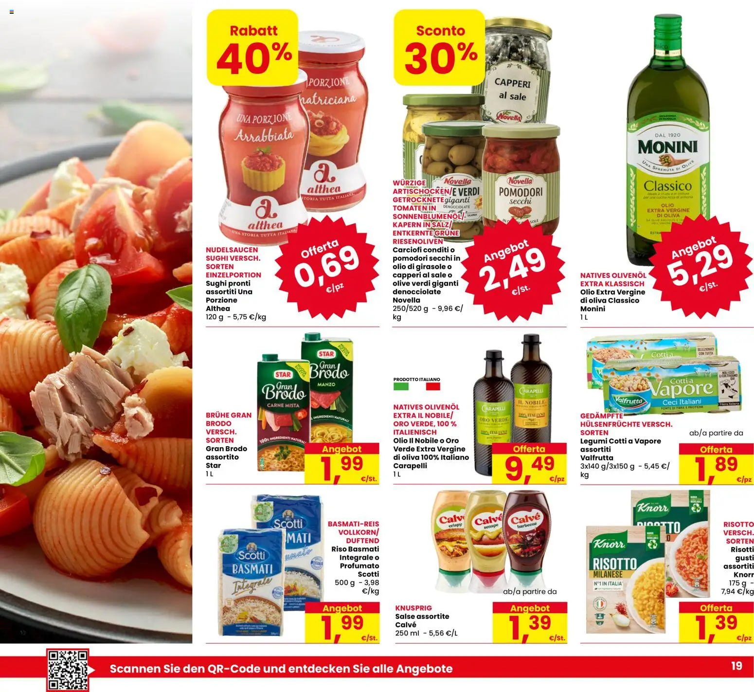 Volantino Eurospar del 29/10/2026 | Pagina: 19 | Prodotti: Legumi, Riso, Barbecue, Salse