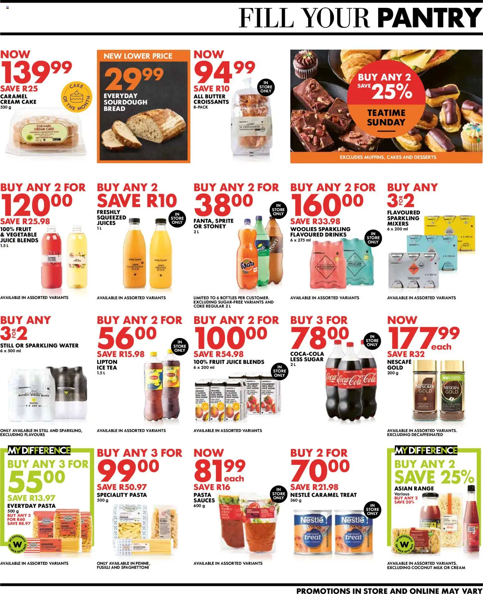 New Woolworths catalogue – valid from 24/08/2026 | Page: 5 | Products: Milk, Fanta, Sprite, Sugar